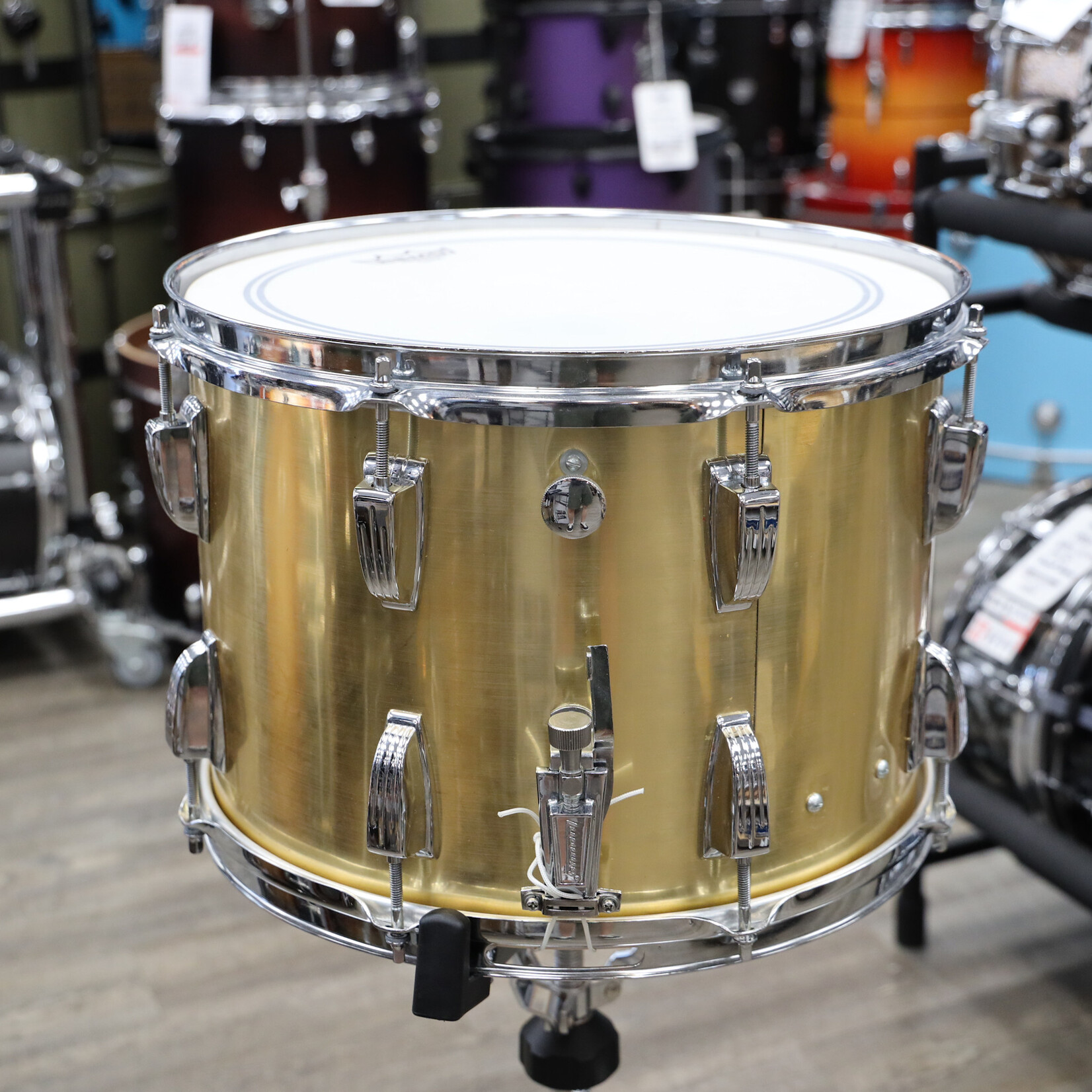 Ludwig Vintage 1980s Ludwig Parade Snare Drum 10x14 Brushed Gold