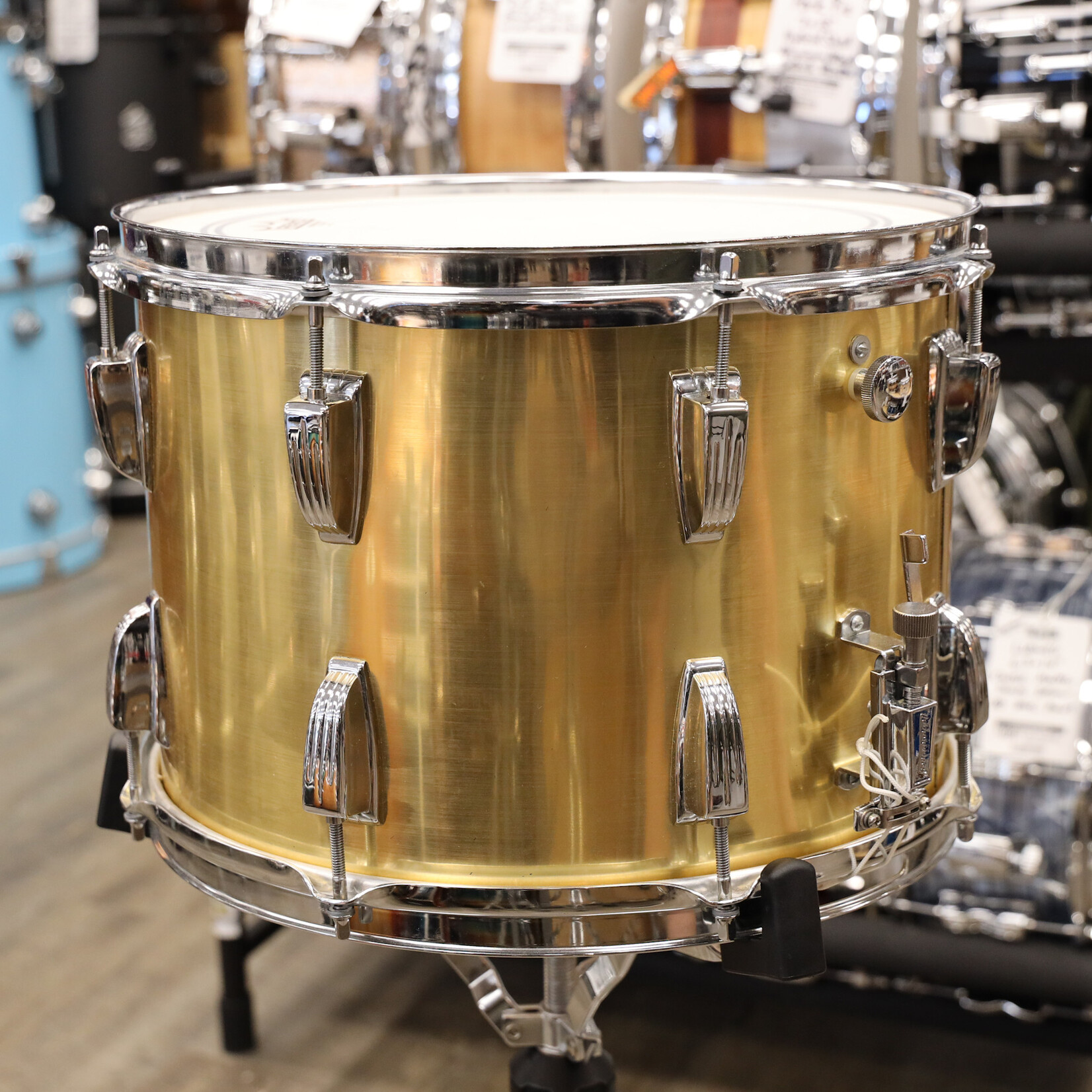 Ludwig Vintage 1980s Ludwig Parade Snare Drum 10x14 Brushed Gold