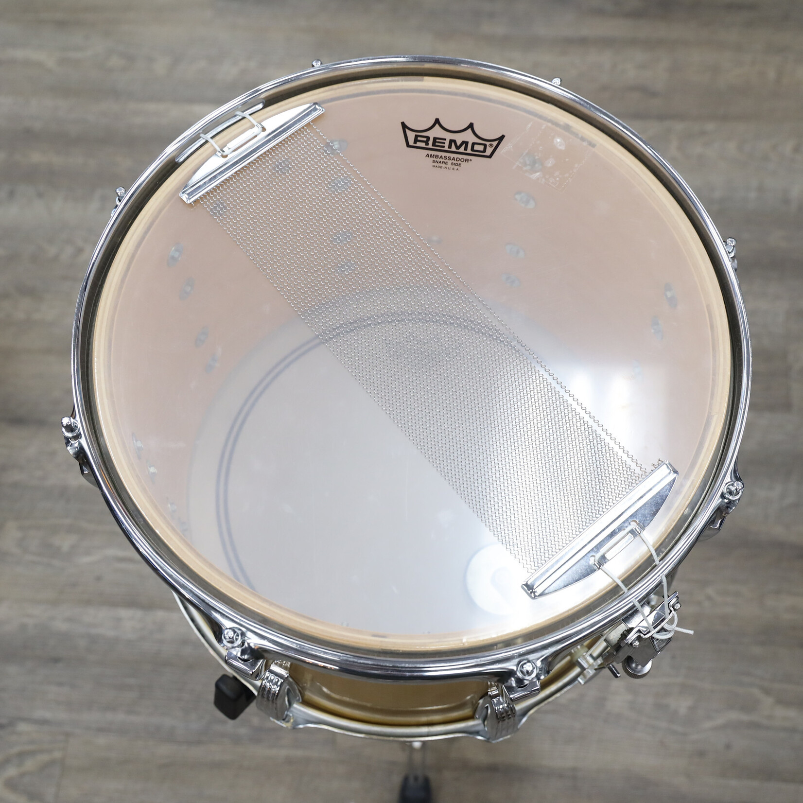 Ludwig Vintage 1980s Ludwig Parade Snare Drum 10x14 Brushed Gold