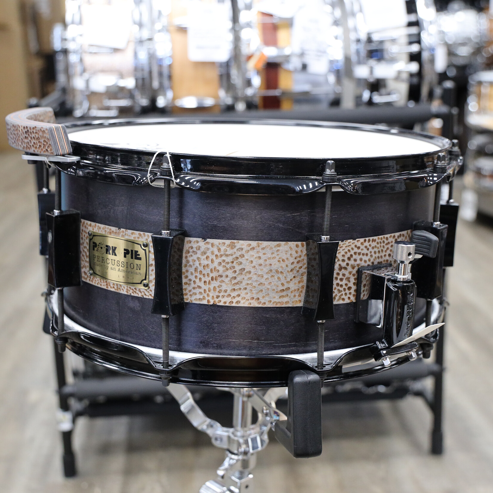 Pork Pie Pork Pie Maple Snare Drum 6.5x14 "Dremel Drum" with Matching X-Click