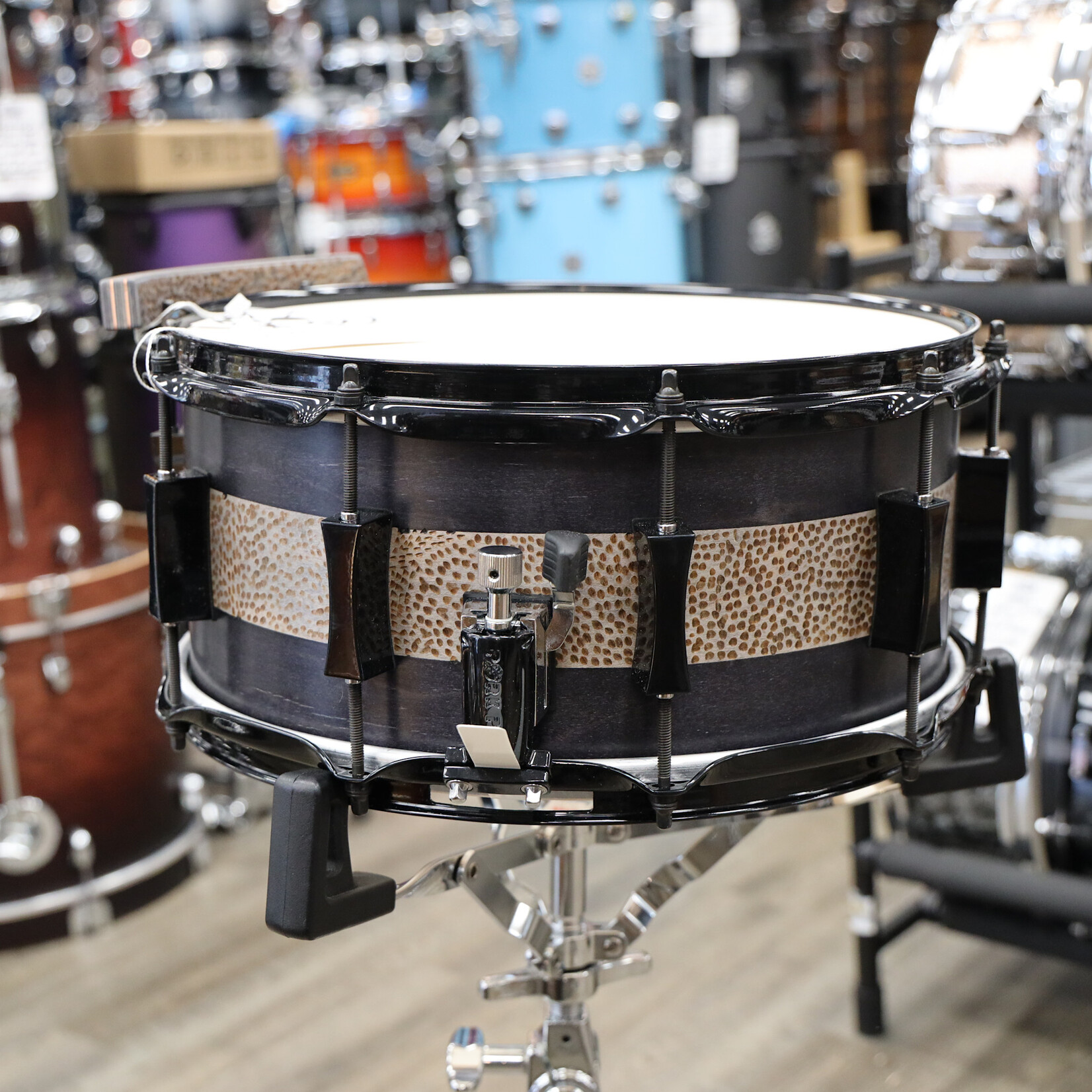 Pork Pie Pork Pie Maple Snare Drum 6.5x14 "Dremel Drum" with Matching X-Click