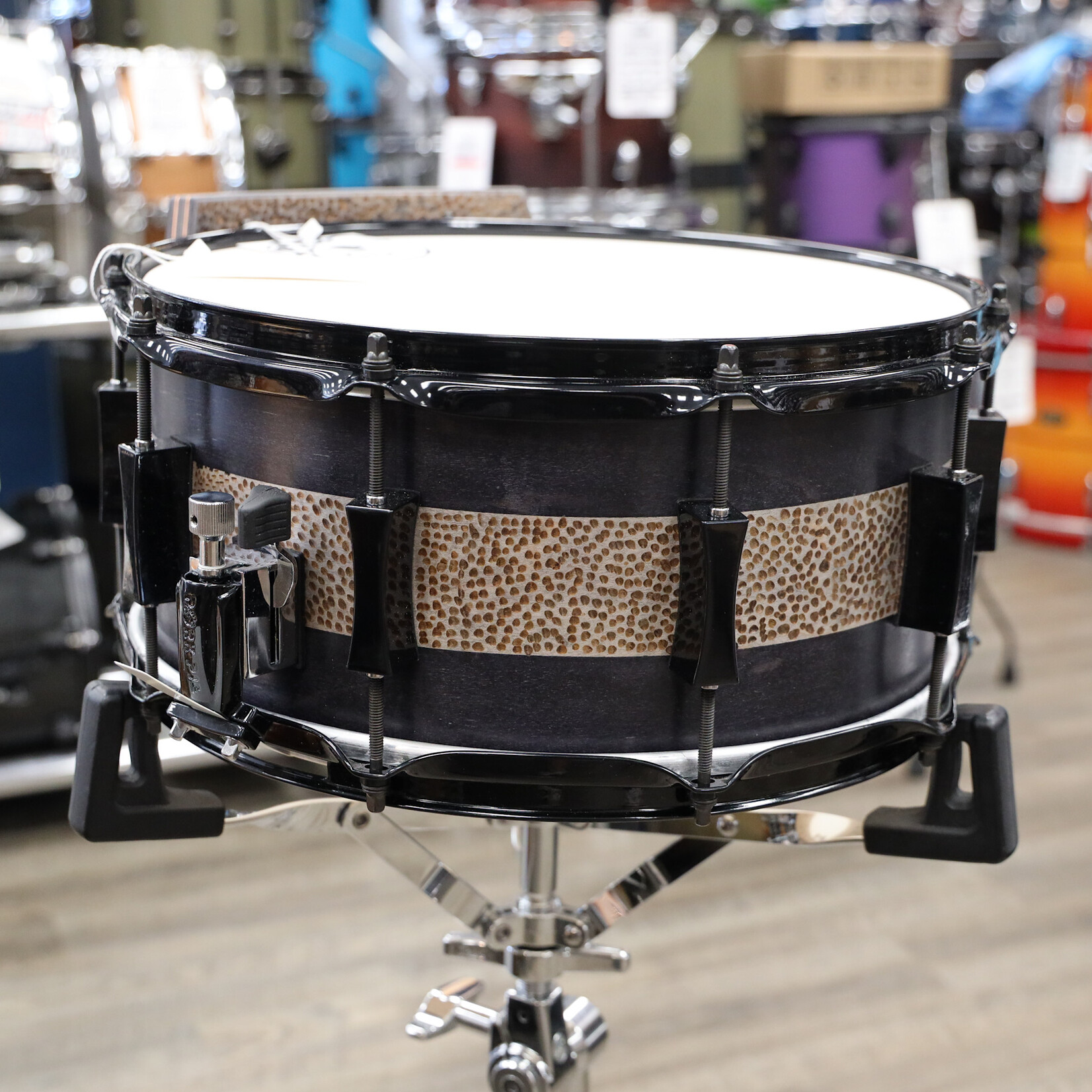 Pork Pie Pork Pie Maple Snare Drum 6.5x14 "Dremel Drum" with Matching X-Click