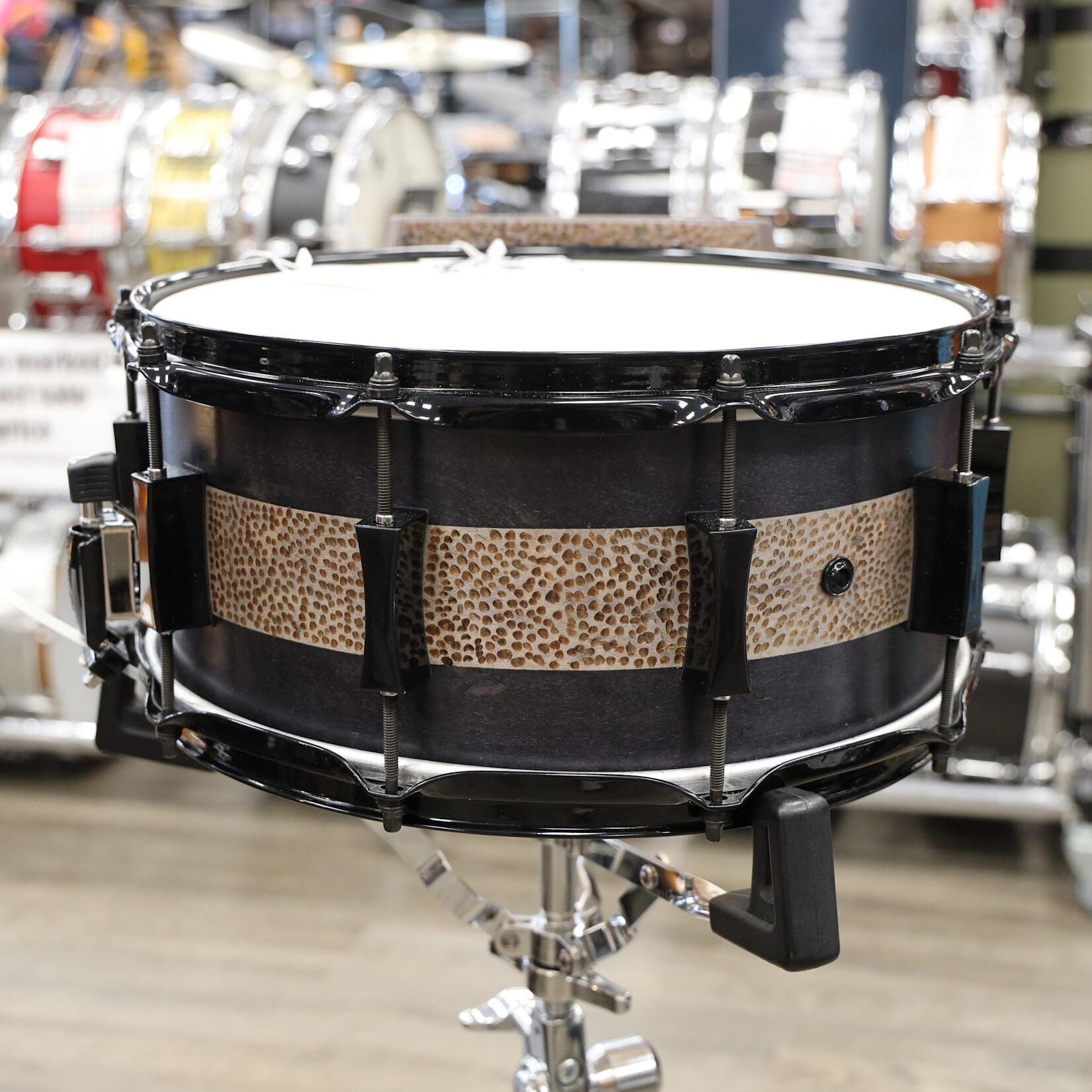 Pork Pie Pork Pie Maple Snare Drum 6.5x14 "Dremel Drum" with Matching X-Click