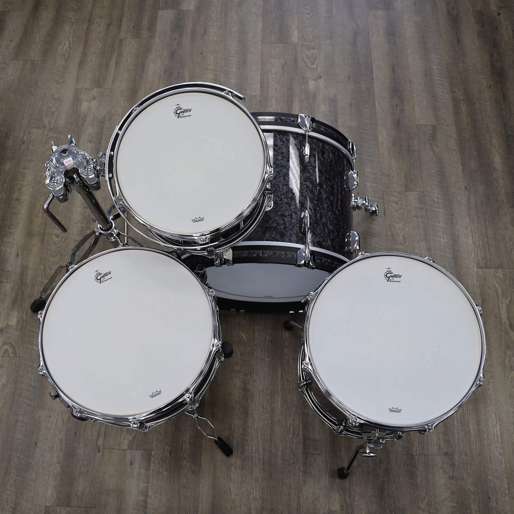 Gretsch Gretsch Brooklyn 4-Piece Shell Pack 20/12/14/14S Deep Black Marine Pearl (Demo Deal)