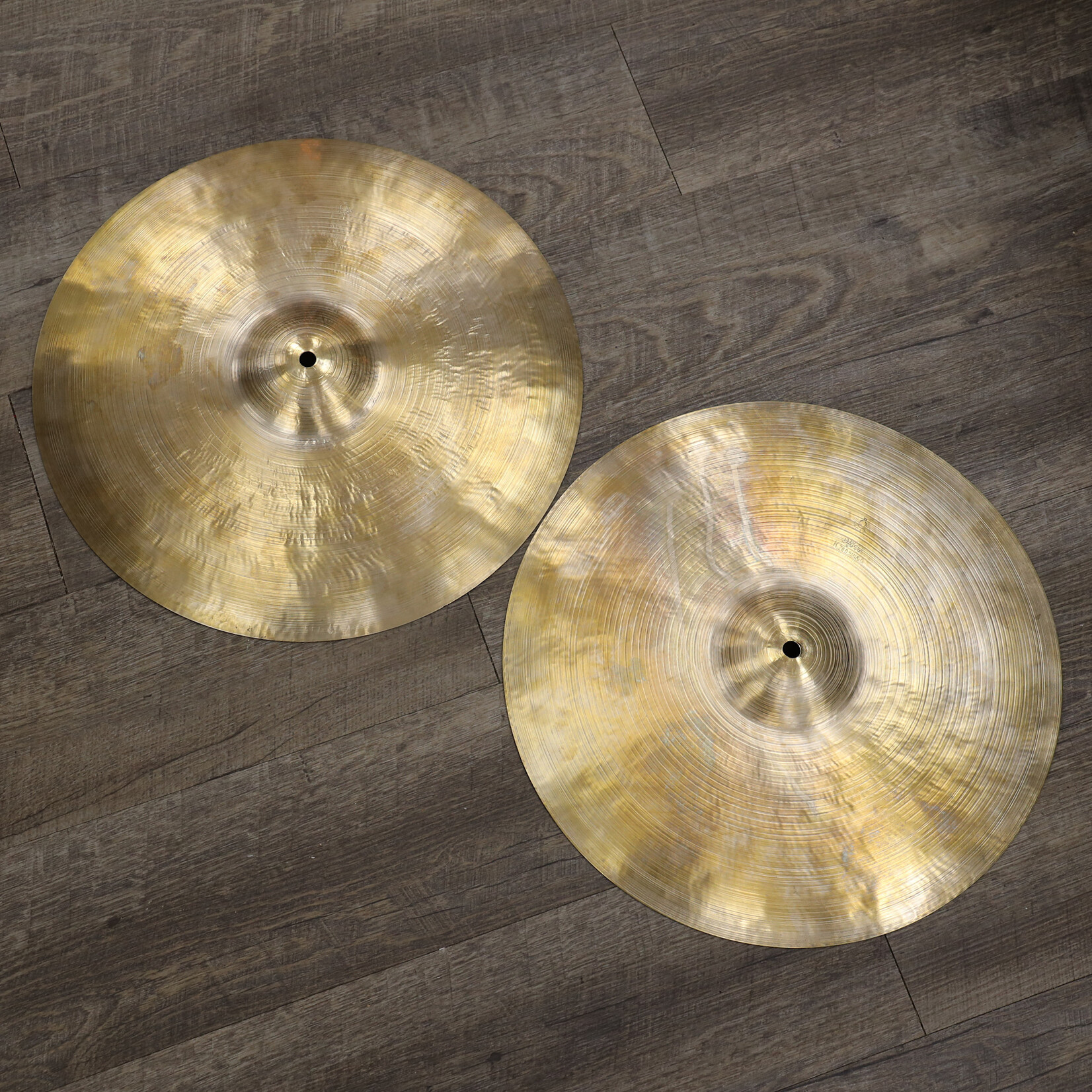 Zildjian Vintage K. Zildjian Istanbul Intermediate Stamp 15" Hi-Hats 1038/1086g