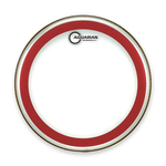 Aquarian Aquarian Performance II Clear Drumhead with Power Dot and Red Ring 14"