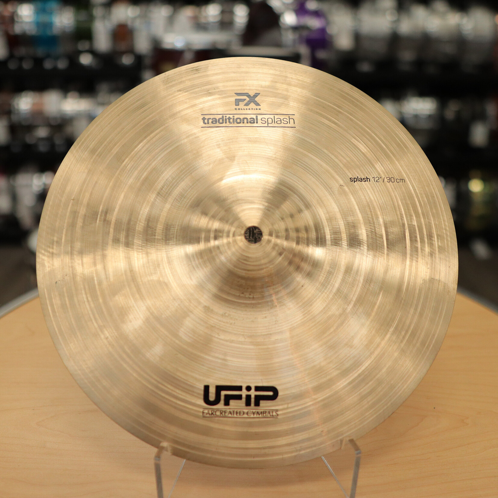 UFIP Demo UFIP FX Collection 12" Traditional Splash Cymbal Light