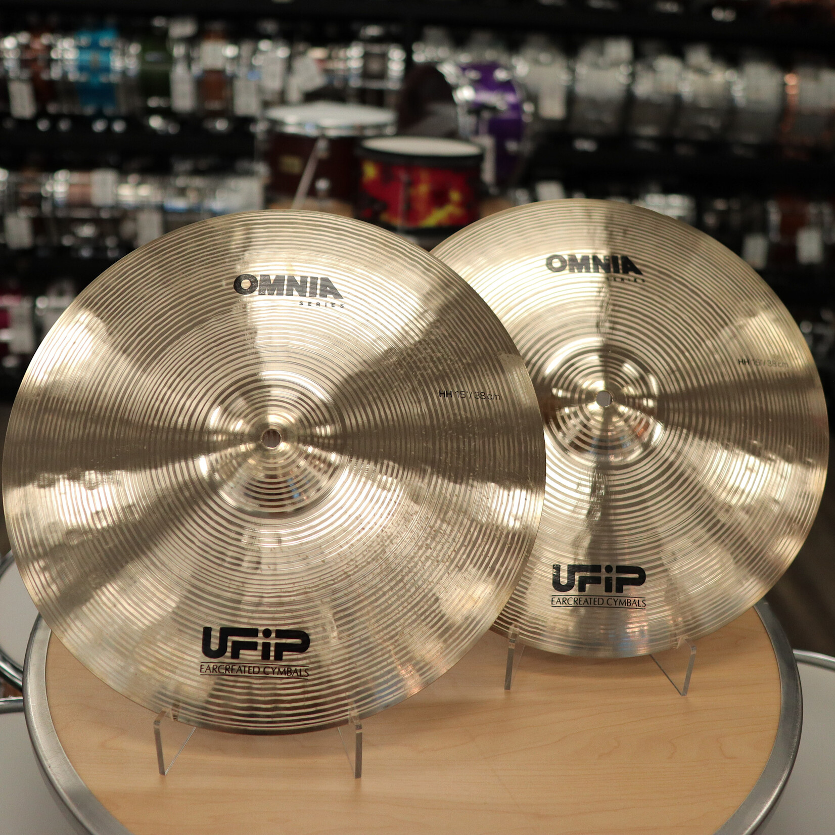 UFIP Demo UFIP Omnia Series 15" Hi-Hats