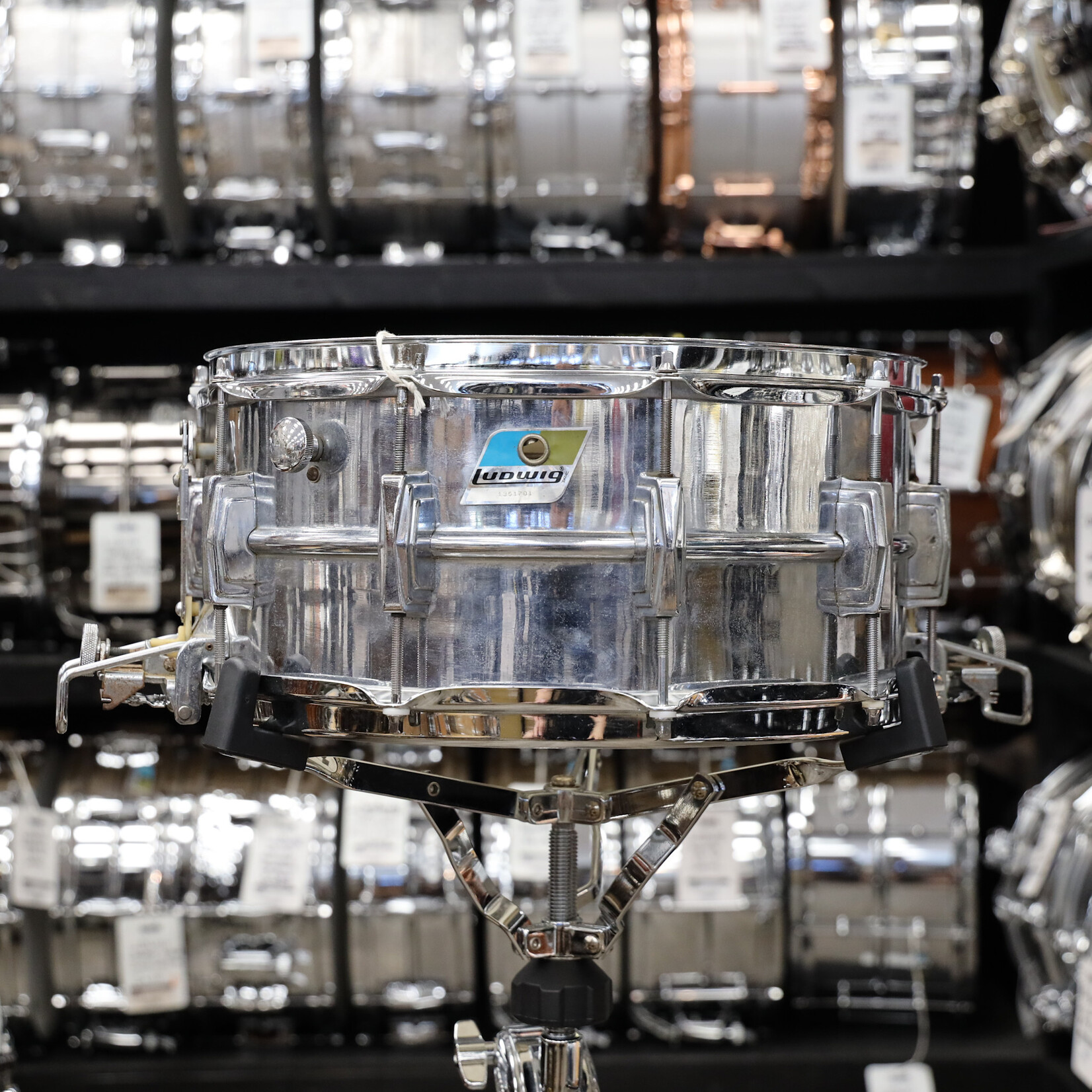 Ludwig Vintage 1970s Ludwig Supersensitive Snare Drum LM411 6.5x14