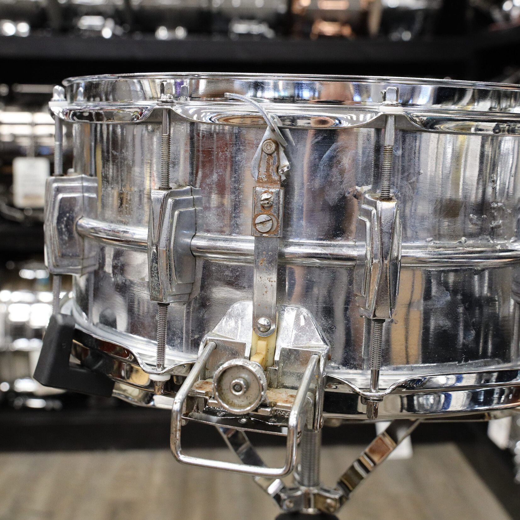 Ludwig Vintage 1970s Ludwig Supersensitive Snare Drum LM411 6.5x14