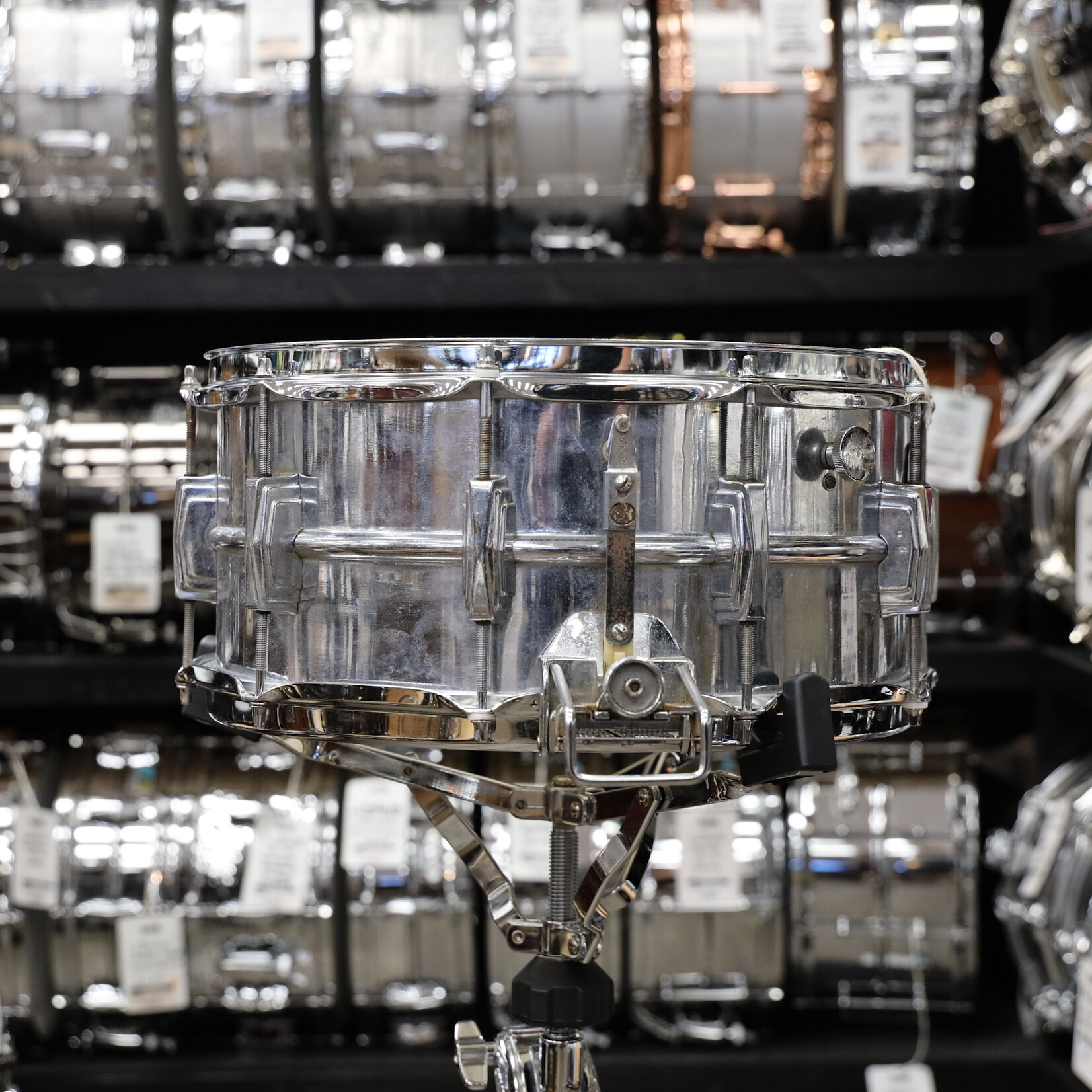 Ludwig Vintage 1970s Ludwig Supersensitive Snare Drum LM411 6.5x14