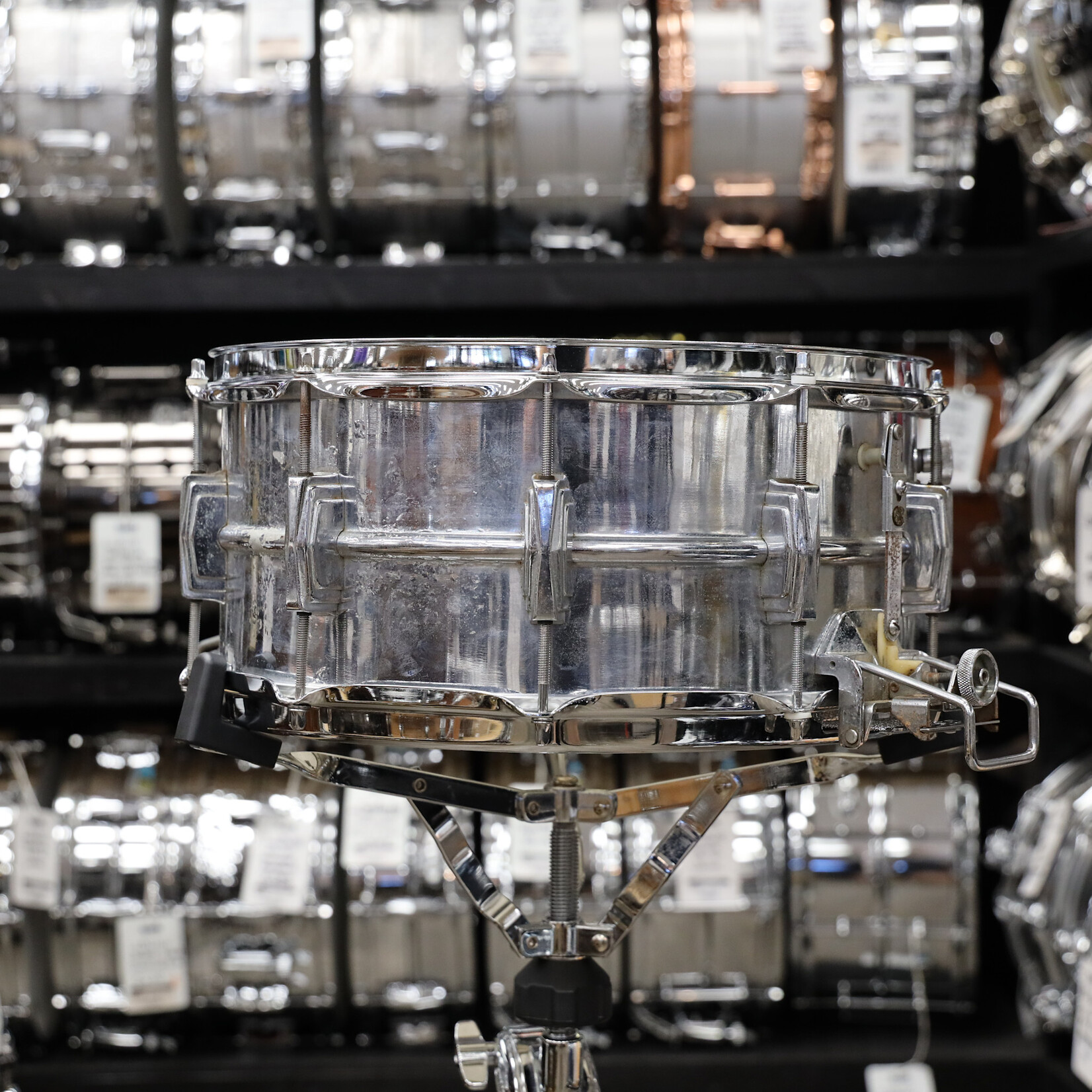 Ludwig Vintage 1970s Ludwig Supersensitive Snare Drum LM411 6.5x14