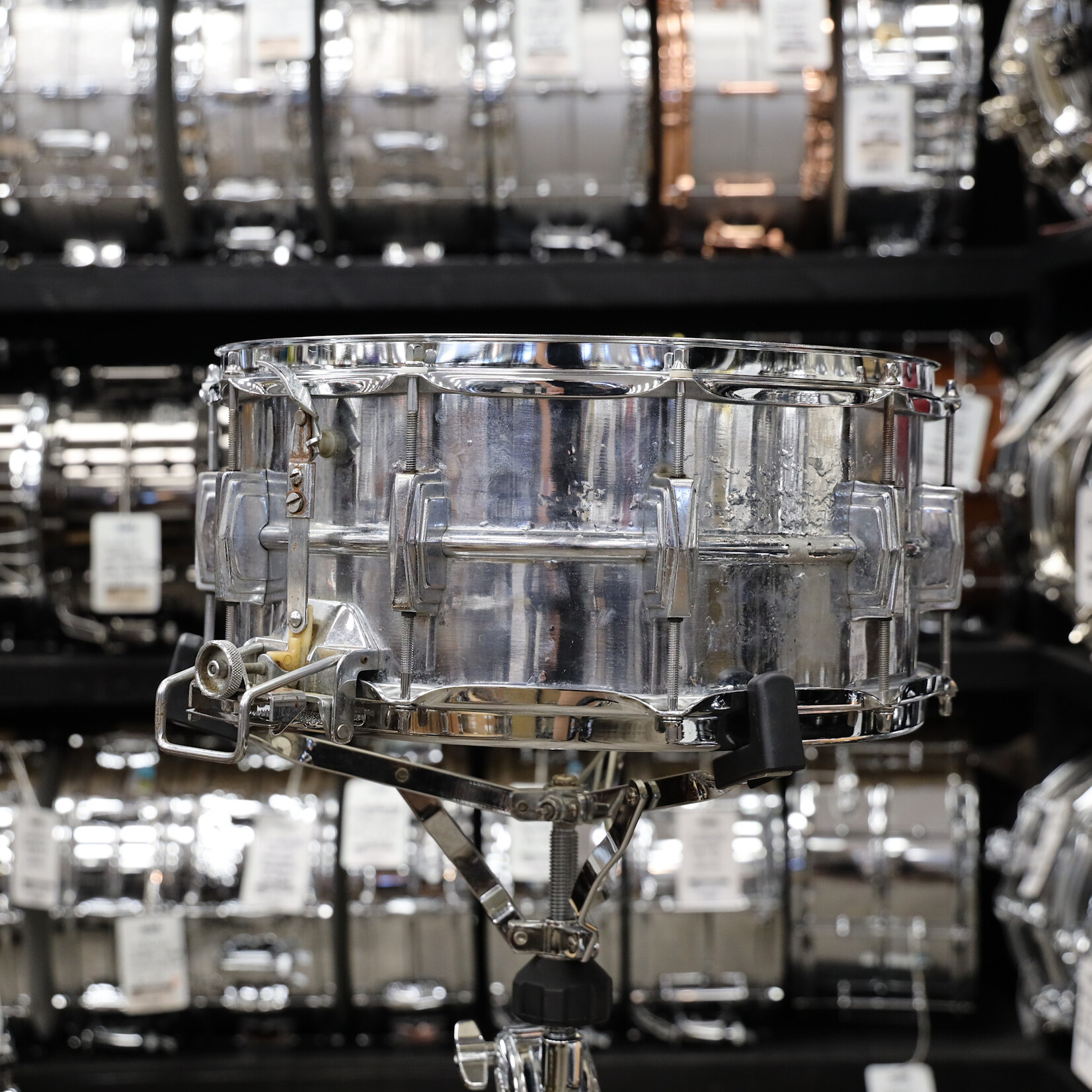 Ludwig Vintage 1970s Ludwig Supersensitive Snare Drum LM411 6.5x14