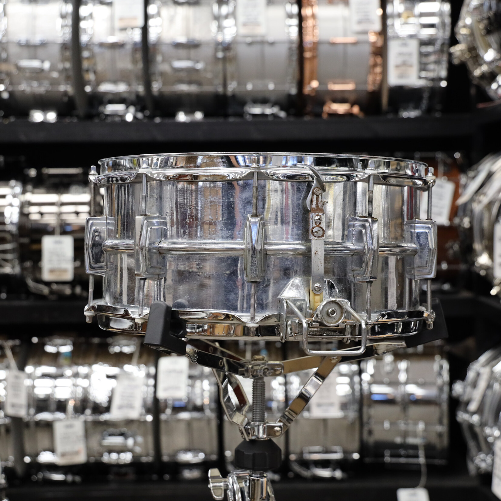 Ludwig Vintage 1970s Ludwig Supersensitive Snare Drum LM411 6.5x14