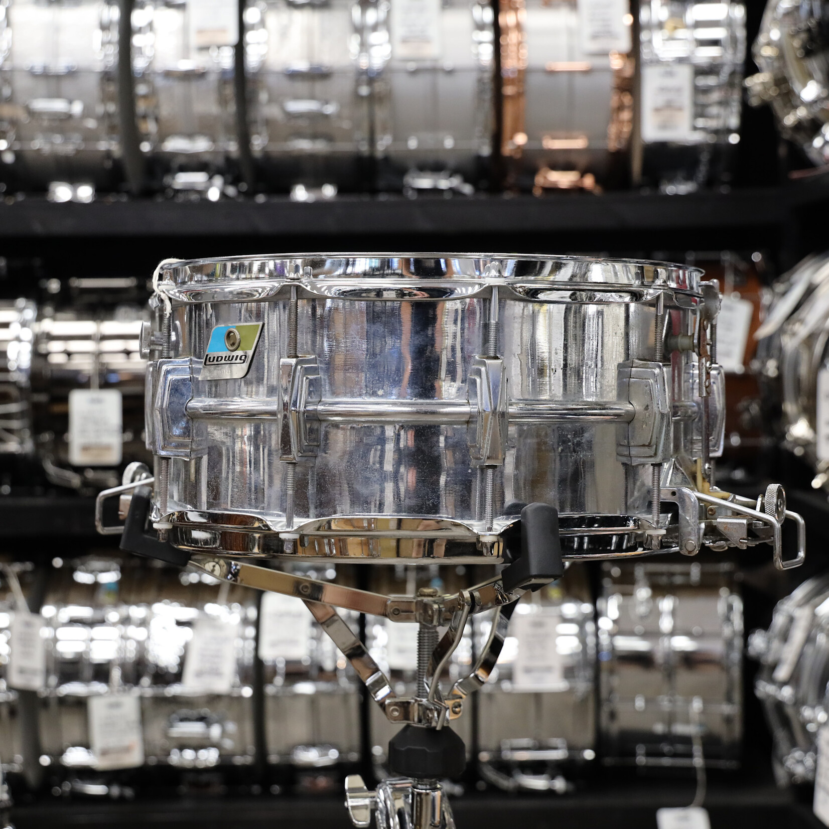 Ludwig Vintage 1970s Ludwig Supersensitive Snare Drum LM411 6.5x14