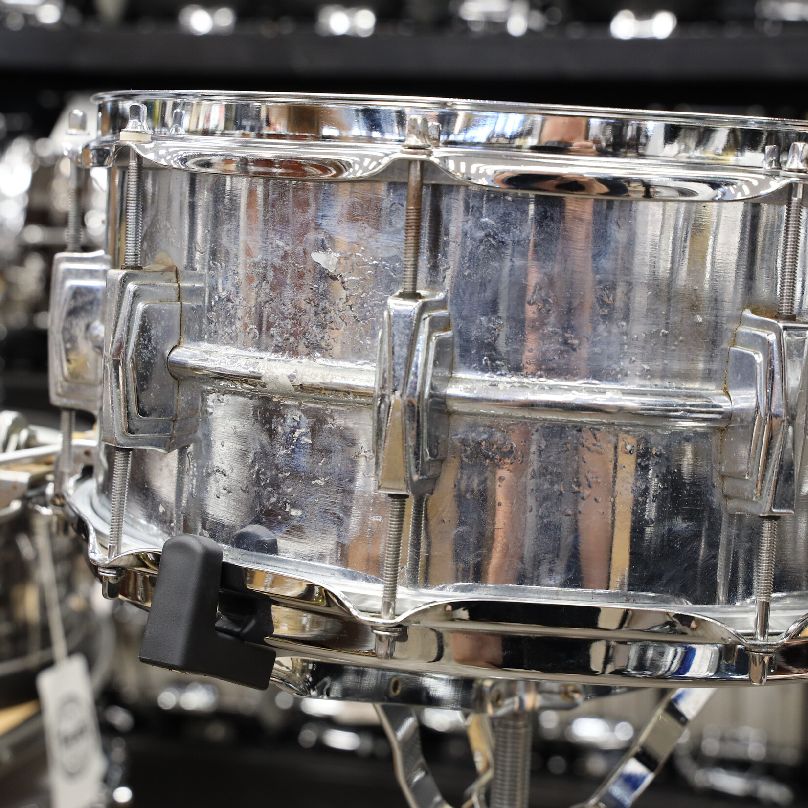 Ludwig Vintage 1970s Ludwig Supersensitive Snare Drum LM411 6.5x14
