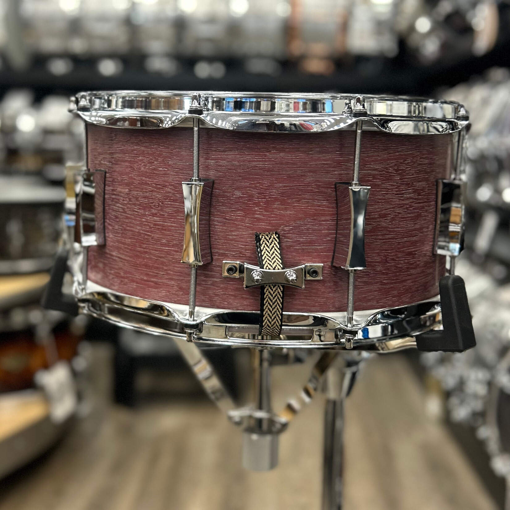 Pork Pie Pork Pie 7x14" Lilac Wine Purple Heart over Maple Snare Drum