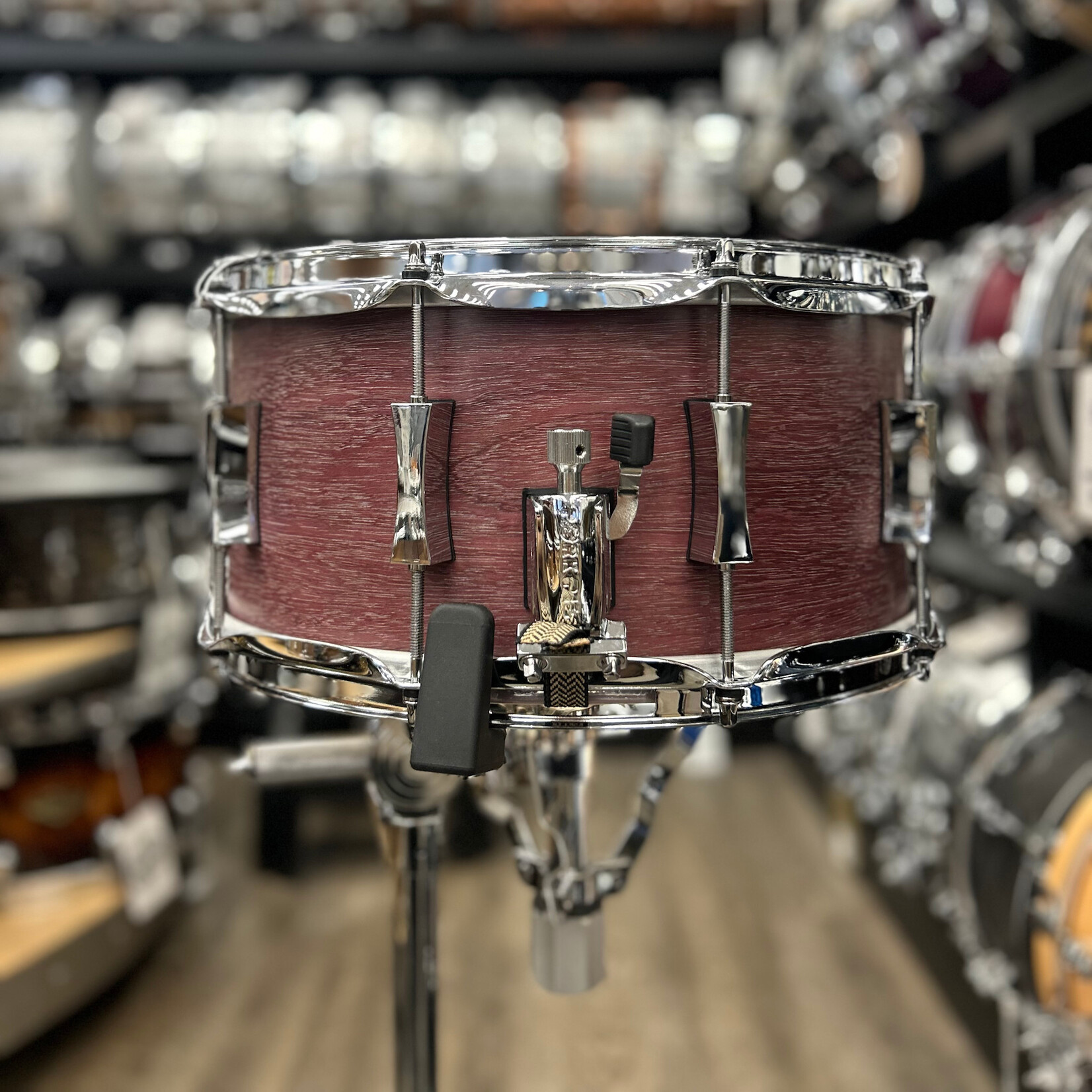 Pork Pie Pork Pie 7x14" Lilac Wine Purple Heart over Maple Snare Drum
