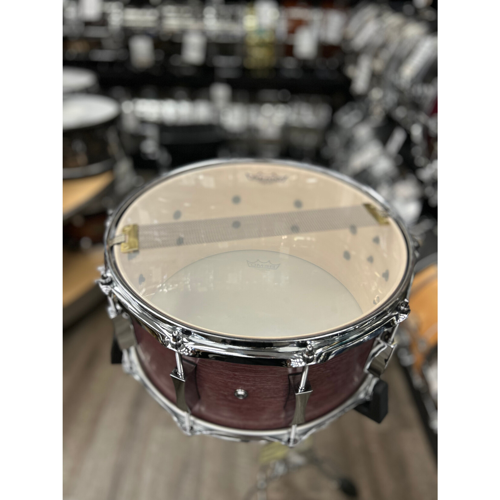 Pork Pie Pork Pie 7x14" Lilac Wine Purple Heart over Maple Snare Drum