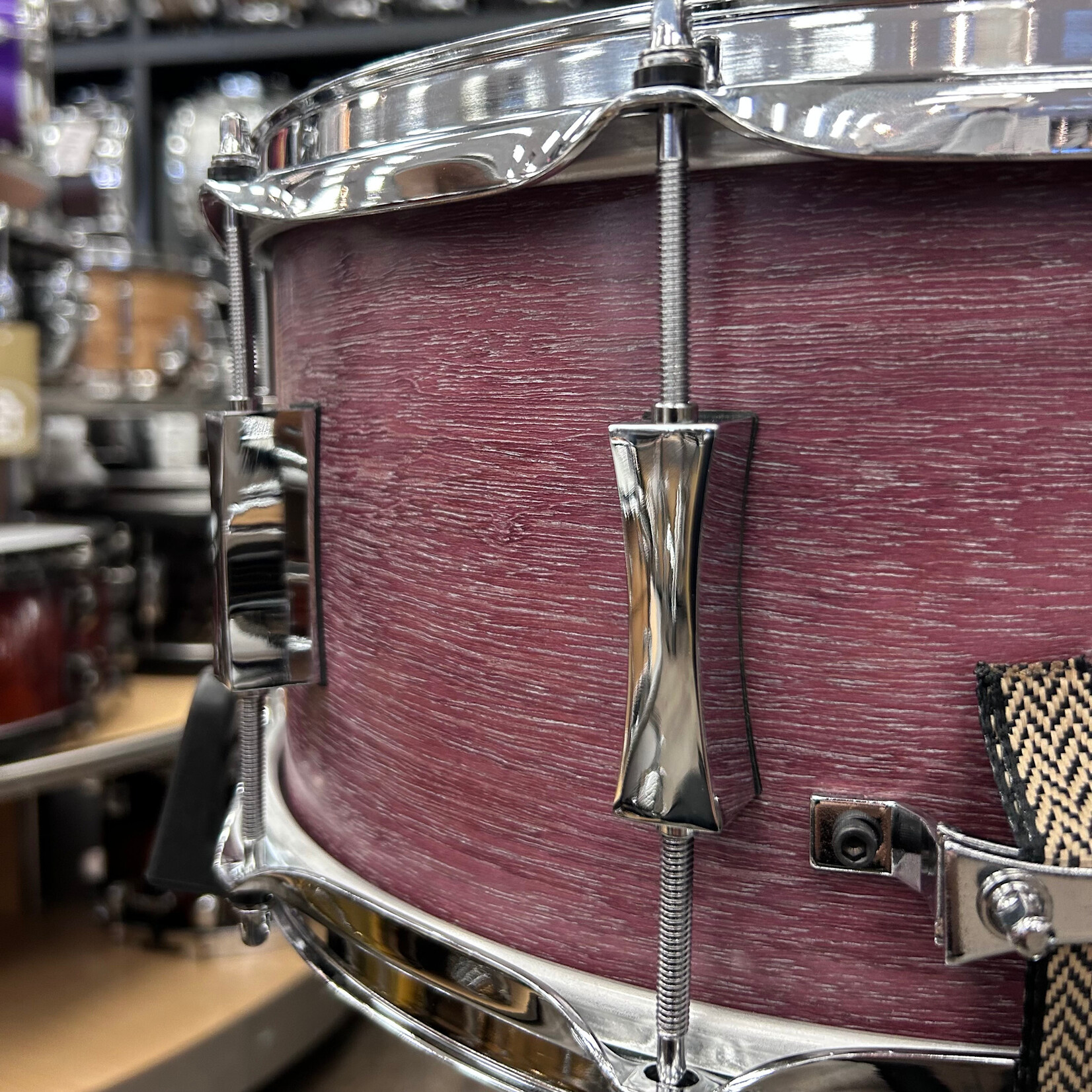 Pork Pie Pork Pie 7x14" Lilac Wine Purple Heart over Maple Snare Drum