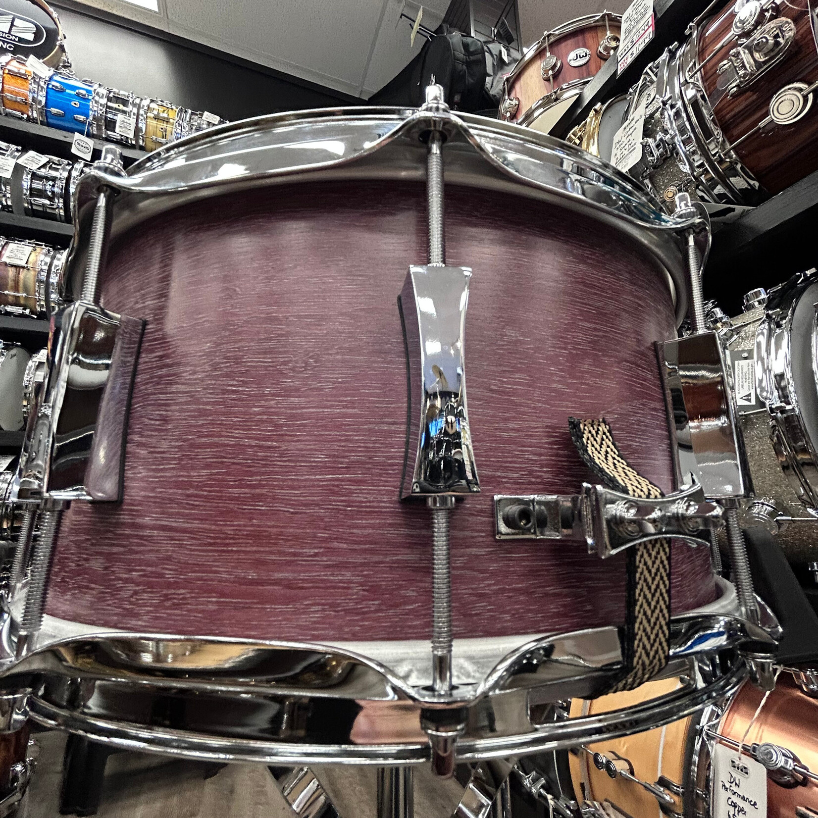 Pork Pie Pork Pie 7x14" Lilac Wine Purple Heart over Maple Snare Drum