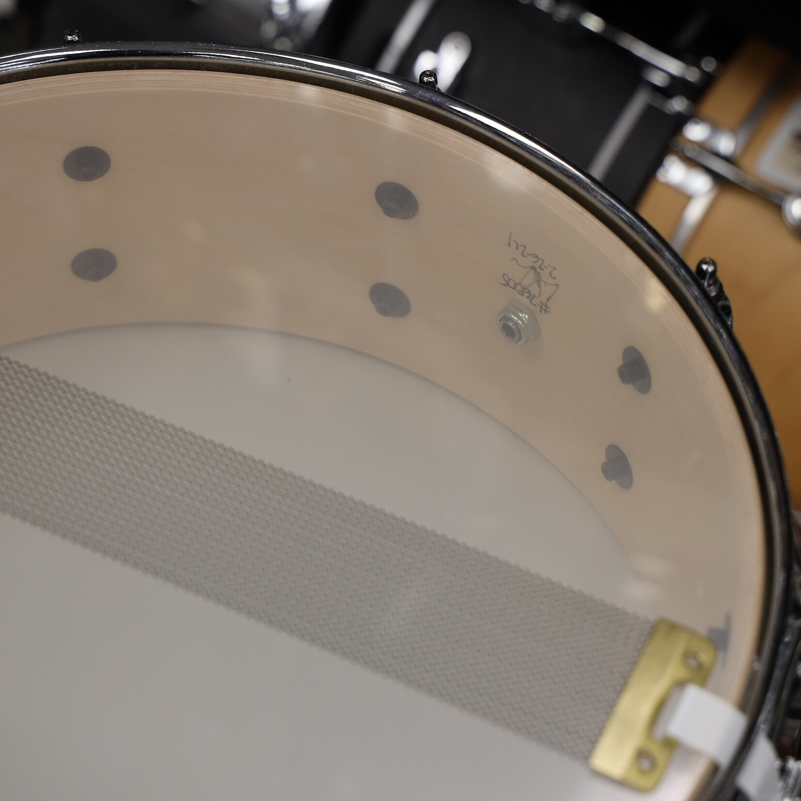 Pork Pie Pre-Owned Pork Pie 5x14 Maple Snare Drum Mappa Burl/Metallic Purple 2024