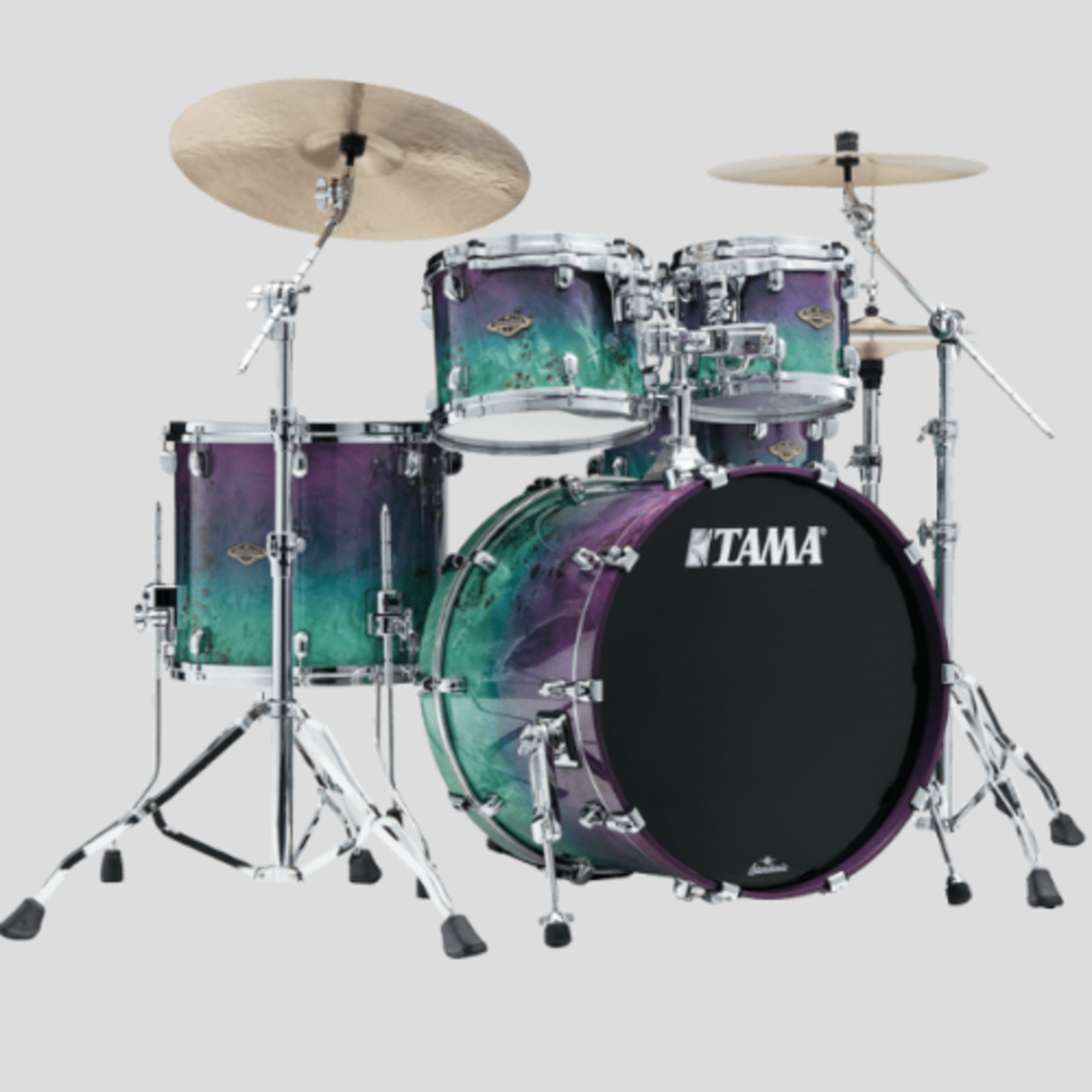 Tama Tama Starclassic Walnut/Birch Ltd. Ed. 4-Pc Shell Pack 10/12/16/22 (Nebula Mappa Burl Fade)