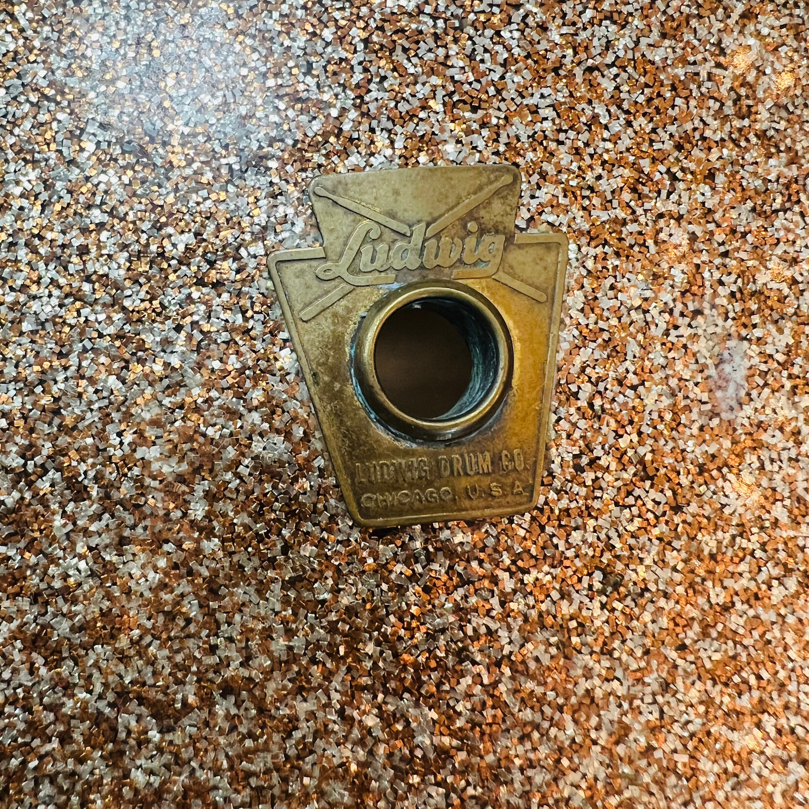 Ludwig 60s Pre-Serial Ludwig Club Date 14x22" Bass Drum (Champagne Sparkle)