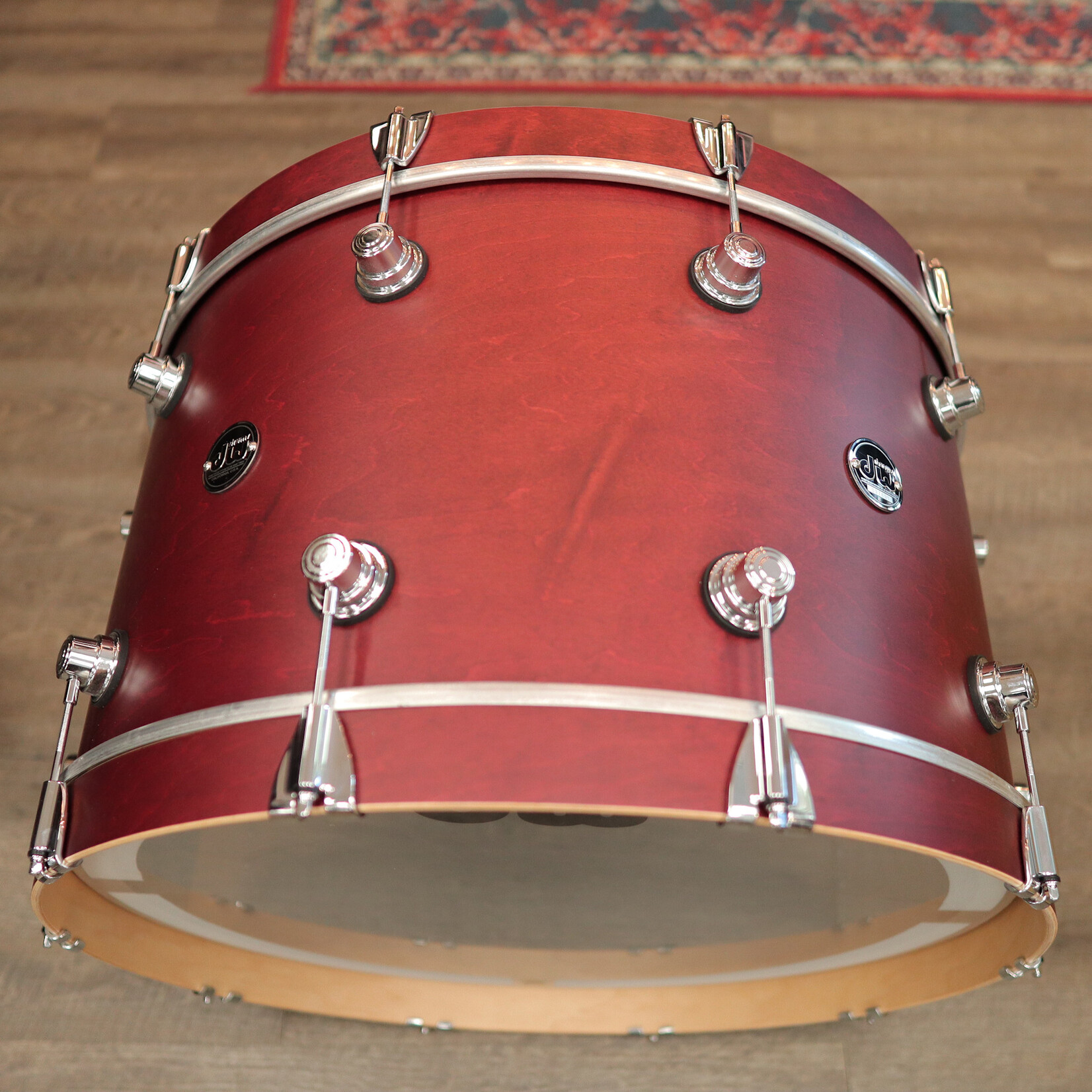 DW Pre-Owned DW Performance Series 14x24" Bass Drum (Tobacco Stain)