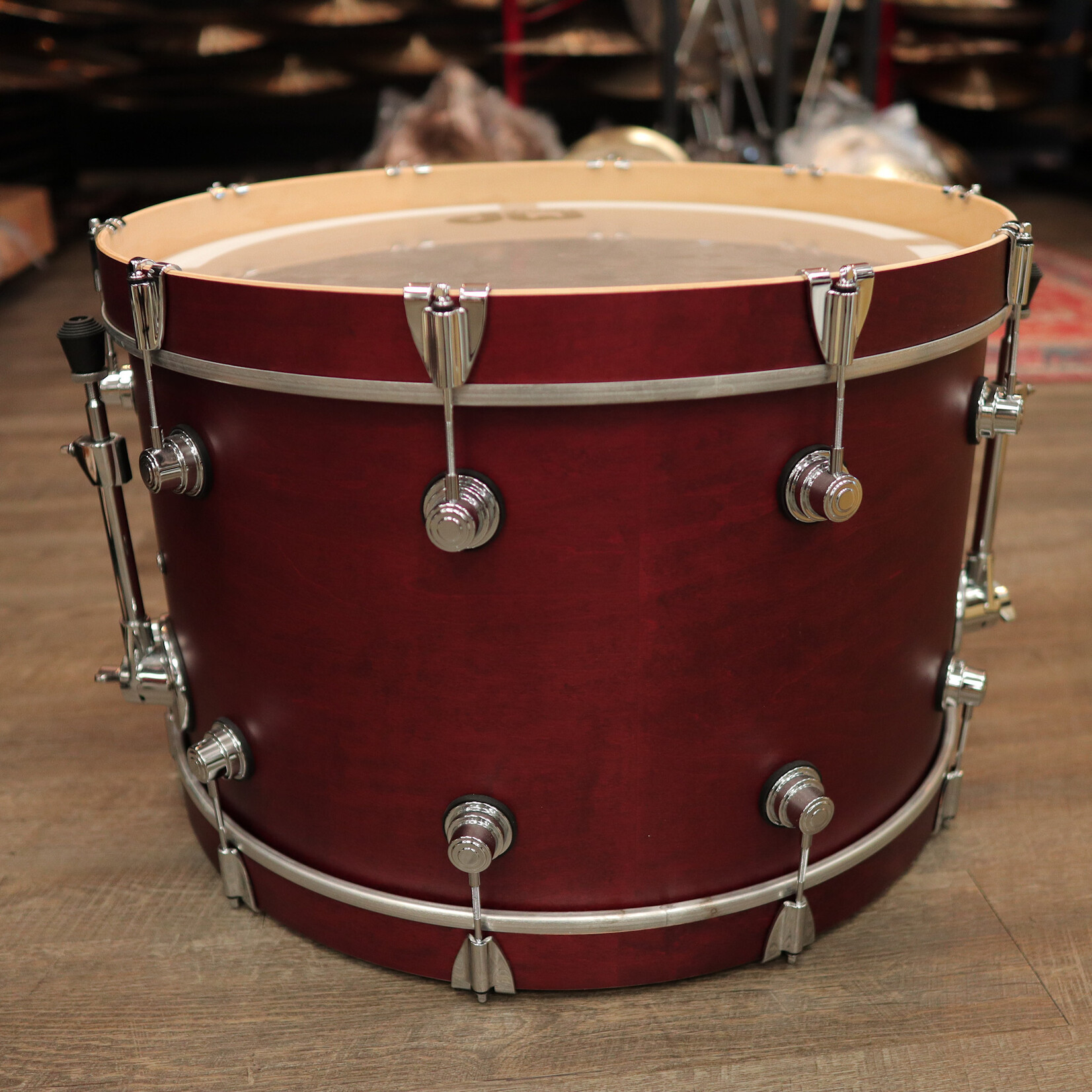 DW Pre-Owned DW Performance Series 14x24" Bass Drum (Tobacco Stain)