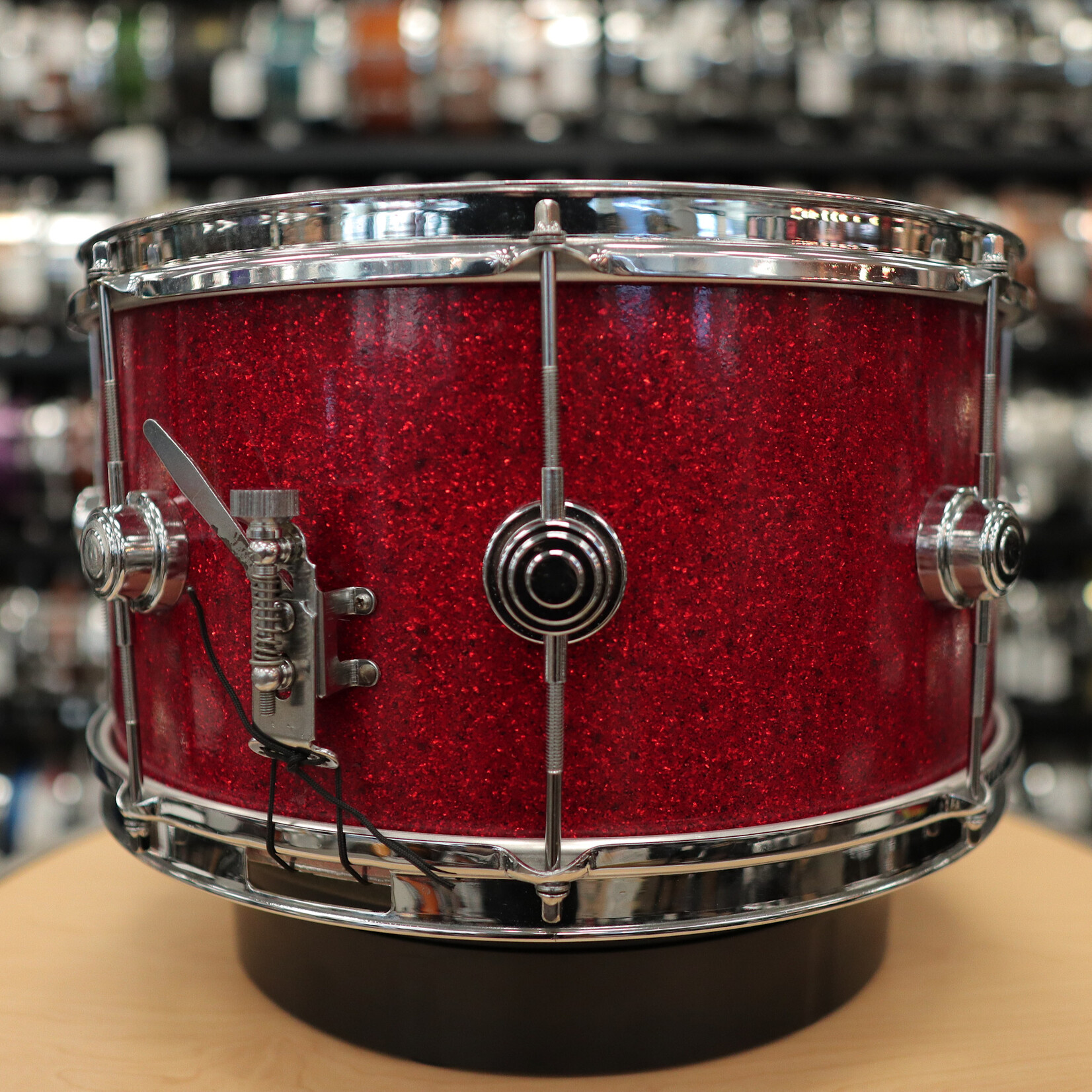George Way Vintage '57-61 George H. Way 8x15" Snare Drum (Red Sparkle) Elkhart, IN