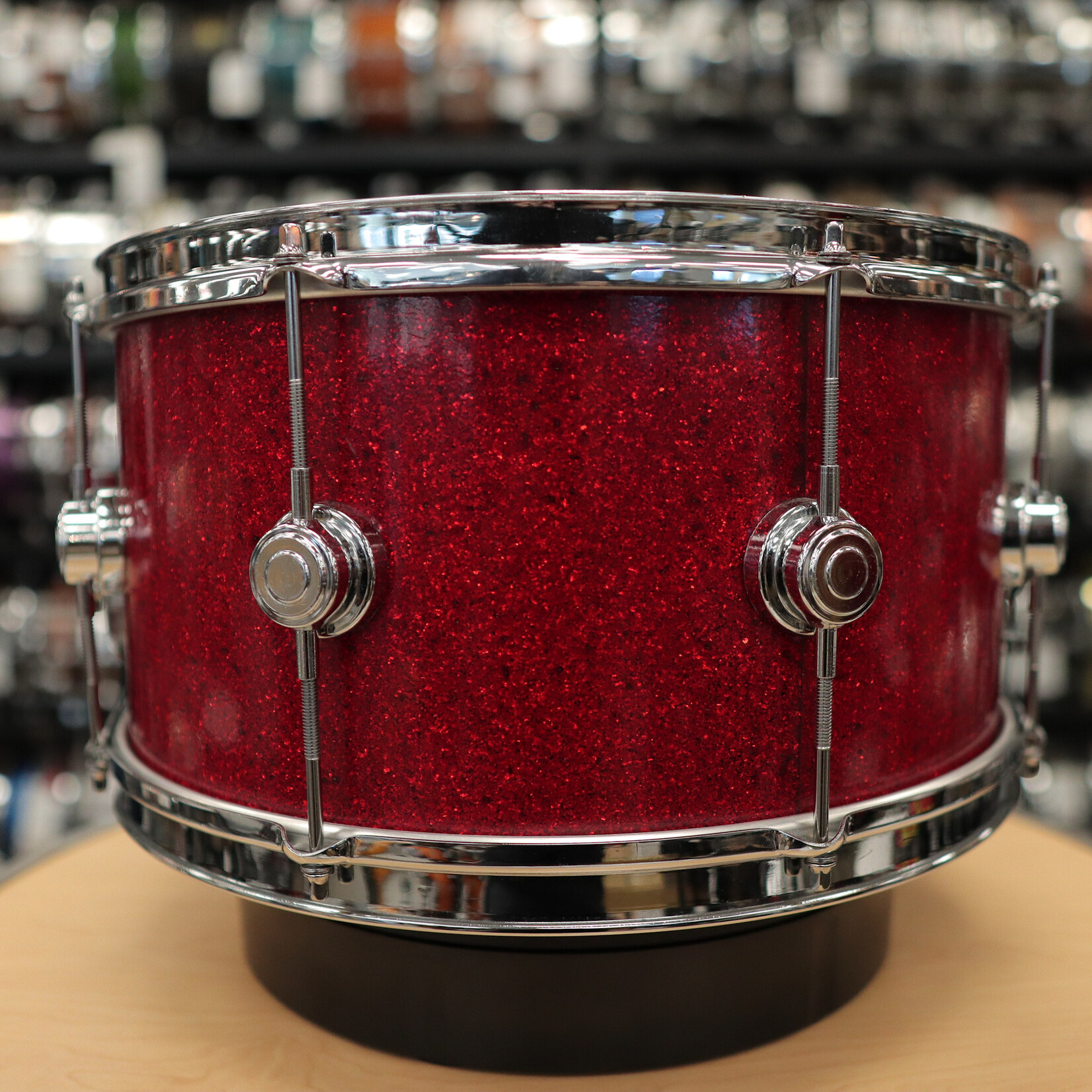 George Way Vintage '57-61 George H. Way 8x15" Snare Drum (Red Sparkle) Elkhart, IN