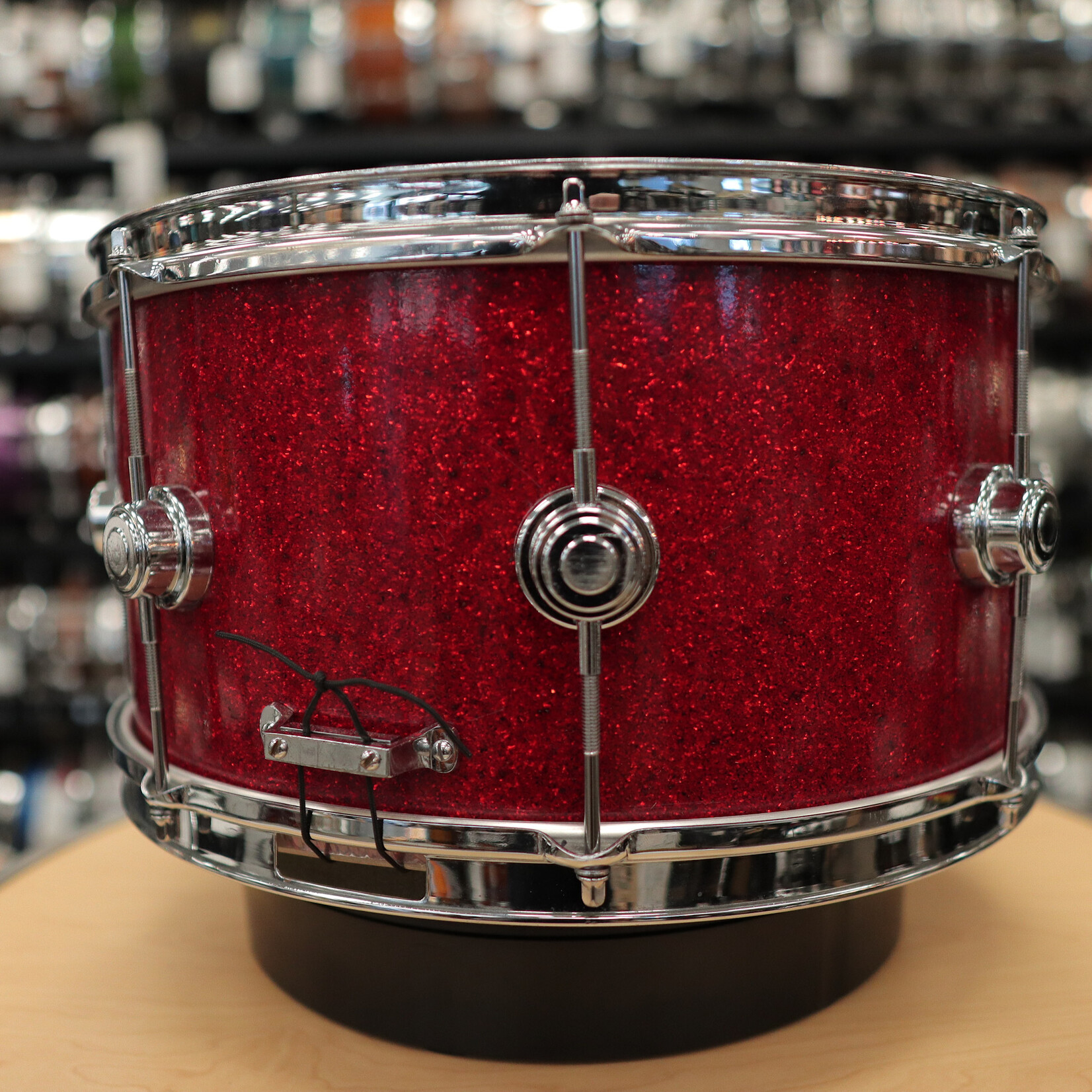 George Way Vintage '57-61 George H. Way 8x15" Snare Drum (Red Sparkle) Elkhart, IN