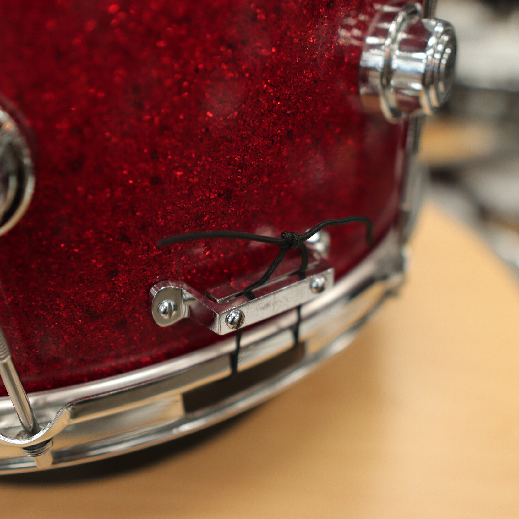 George Way Vintage '57-61 George H. Way 8x15" Snare Drum (Red Sparkle) Elkhart, IN