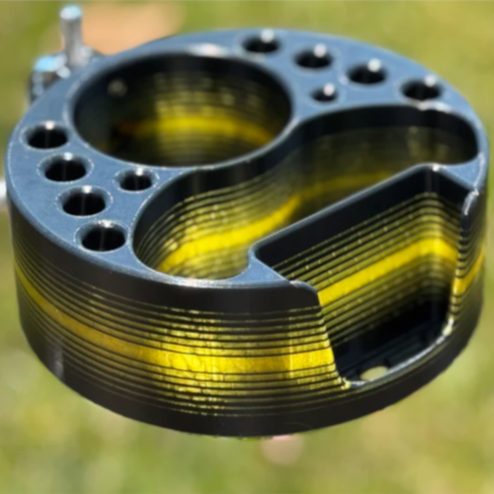 Deaf & Drum Deaf & Drum Drum Buddy Cyclops (Premium/Custom) - Black/ Yellow Fade