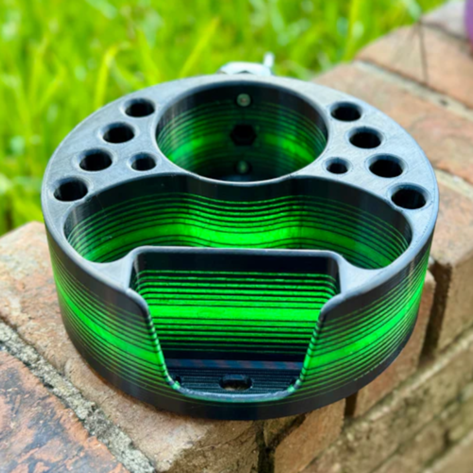Deaf & Drum Deaf & Drum Drum Buddy Cyclops (Premium/Custom) - Black/ Green Fade