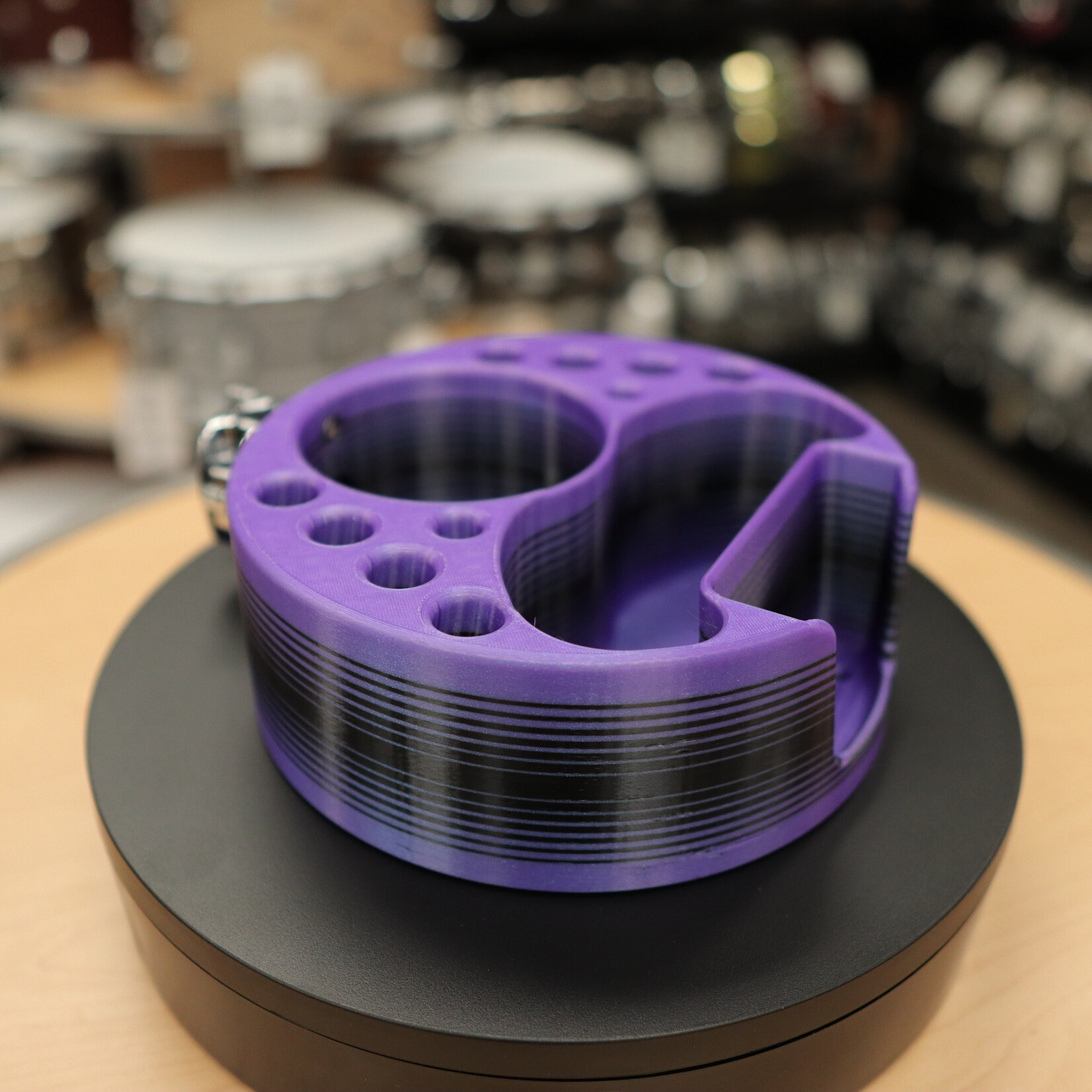Deaf & Drum Deaf & Drum Drum Buddy Cyclops (Premium/Custom) - Purple/ Black Fade