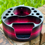 Deaf & Drum Deaf & Drum Drum Buddy Cyclops (Premium/Custom) - Black/ Primary Red Fade
