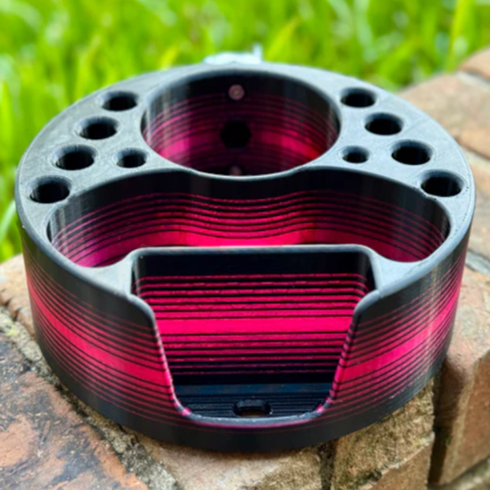 Deaf & Drum Deaf & Drum Drum Buddy Cyclops (Premium/Custom) - Black/ Primary Red Fade