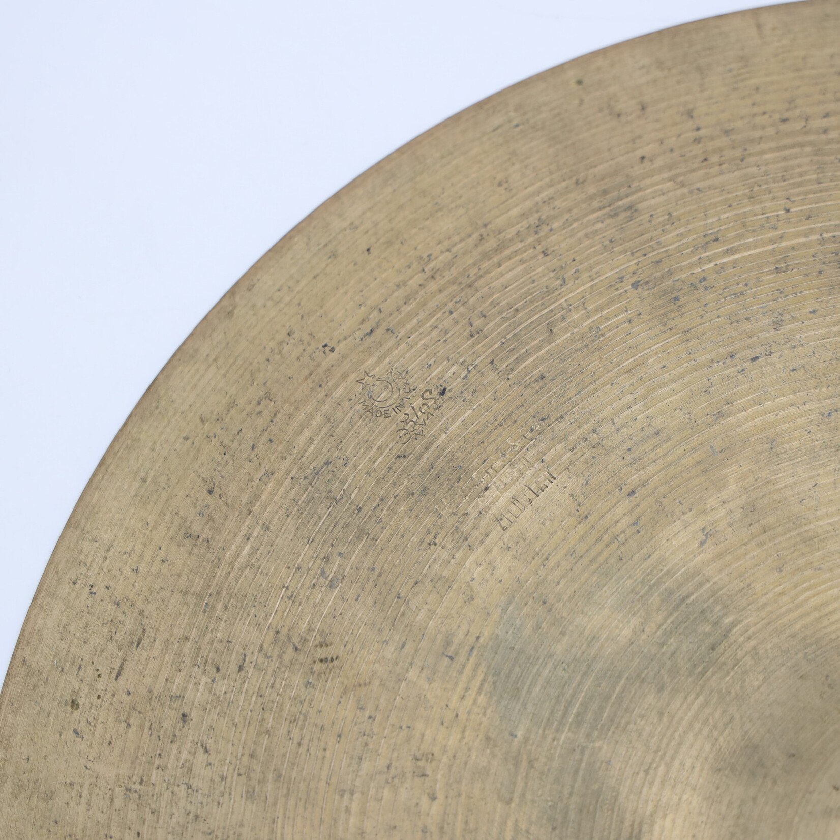 K. Zildjian (Istanbul) Vintage K. Zildjian Istanbul New Stamp Hi-Hat Pair 14" 884g/894g with Original Bag!
