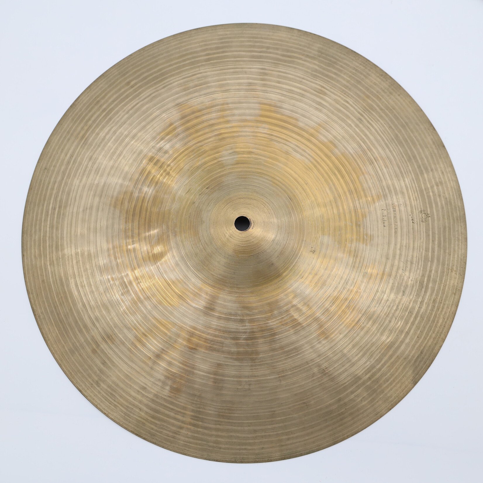 K. Zildjian (Istanbul) Vintage K. Zildjian Istanbul New Stamp Hi-Hat Pair 14" 884g/894g with Original Bag!