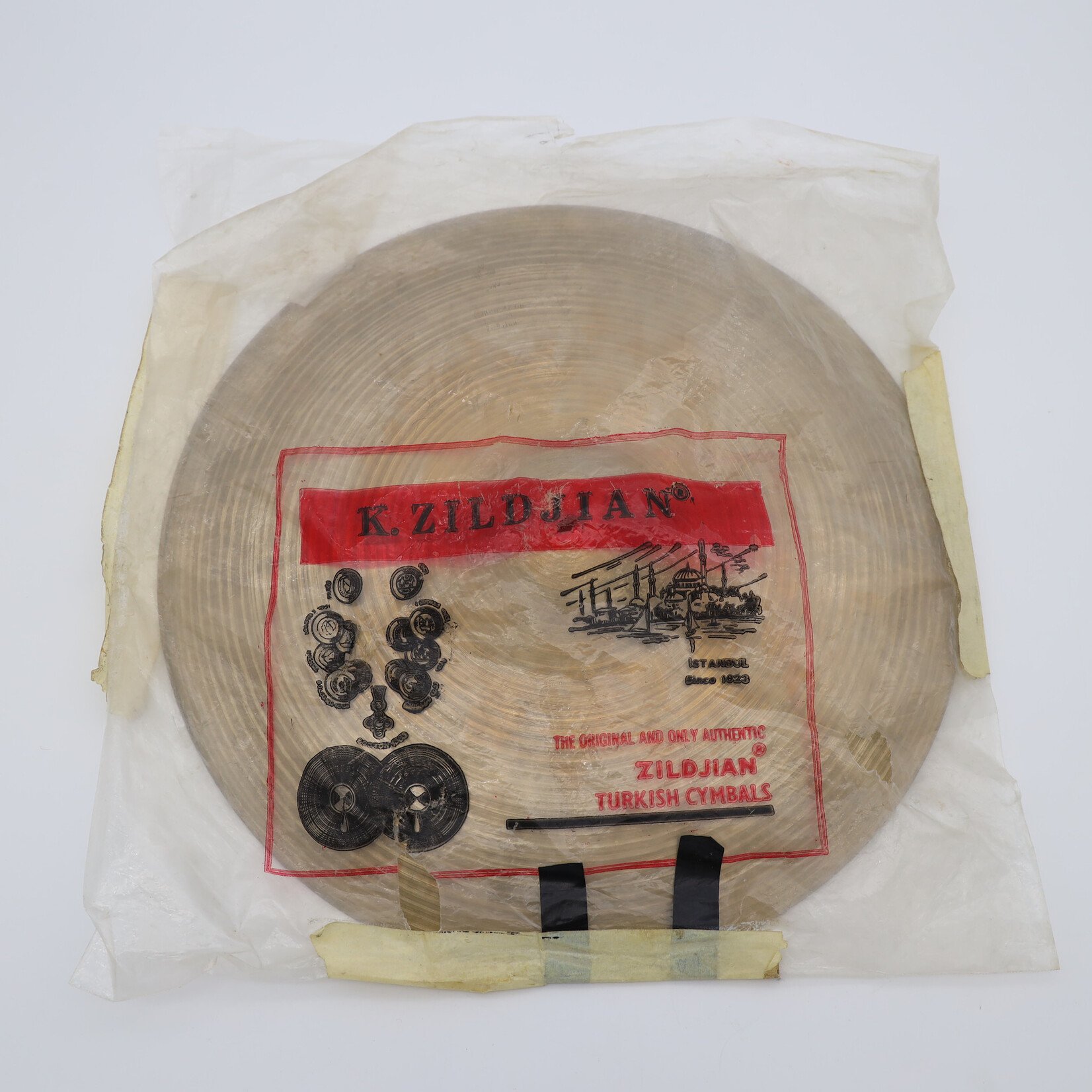 K. Zildjian (Istanbul) Vintage K. Zildjian Istanbul New Stamp Hi-Hat Pair 14" 884g/894g with Original Bag!