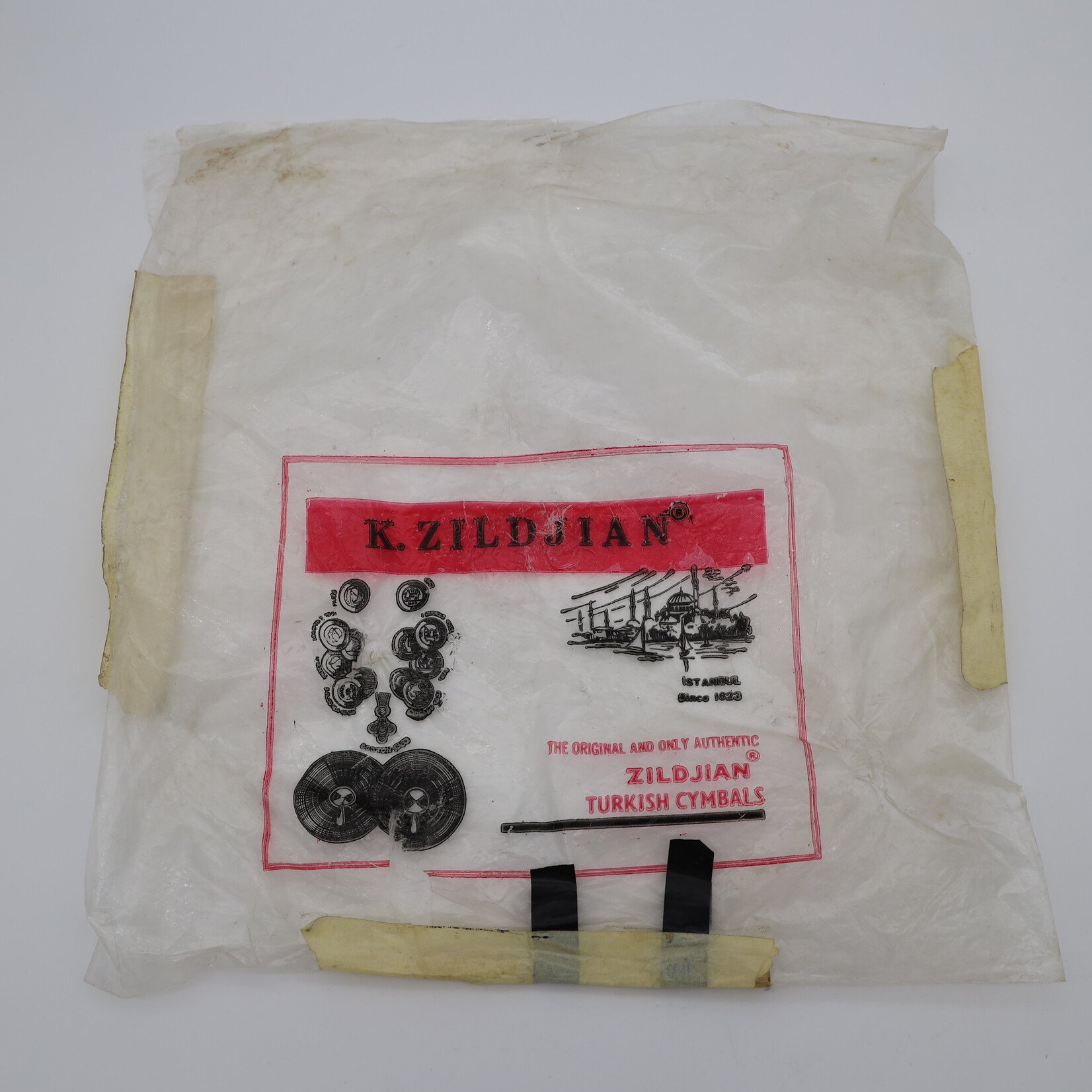 K. Zildjian (Istanbul) Vintage K. Zildjian Istanbul New Stamp Hi-Hat Pair 14" 884g/894g with Original Bag!