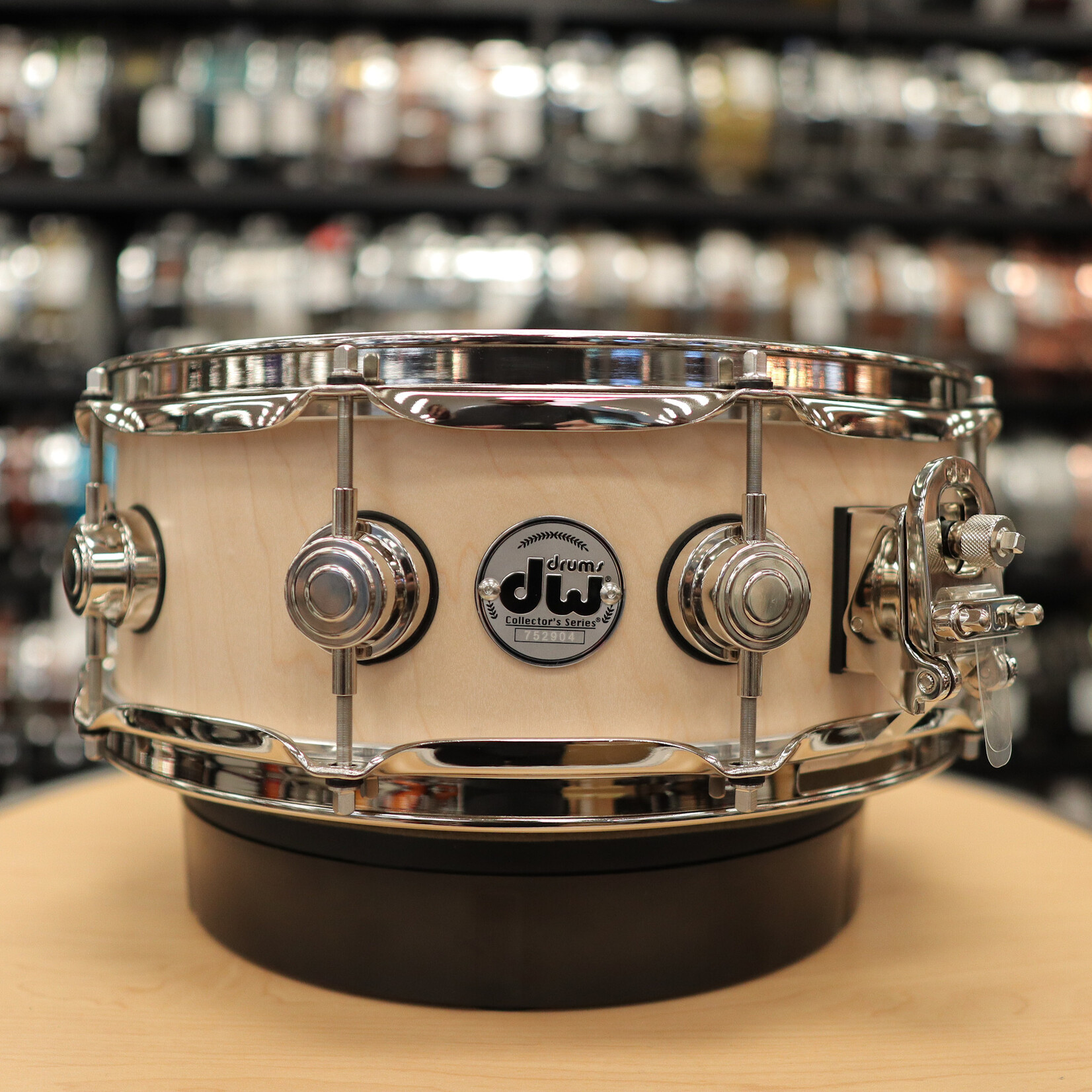 DW DW Collector's Series Sonicply Snare Drum 5.5x14 Natural Oil w/Nickel Hardware
