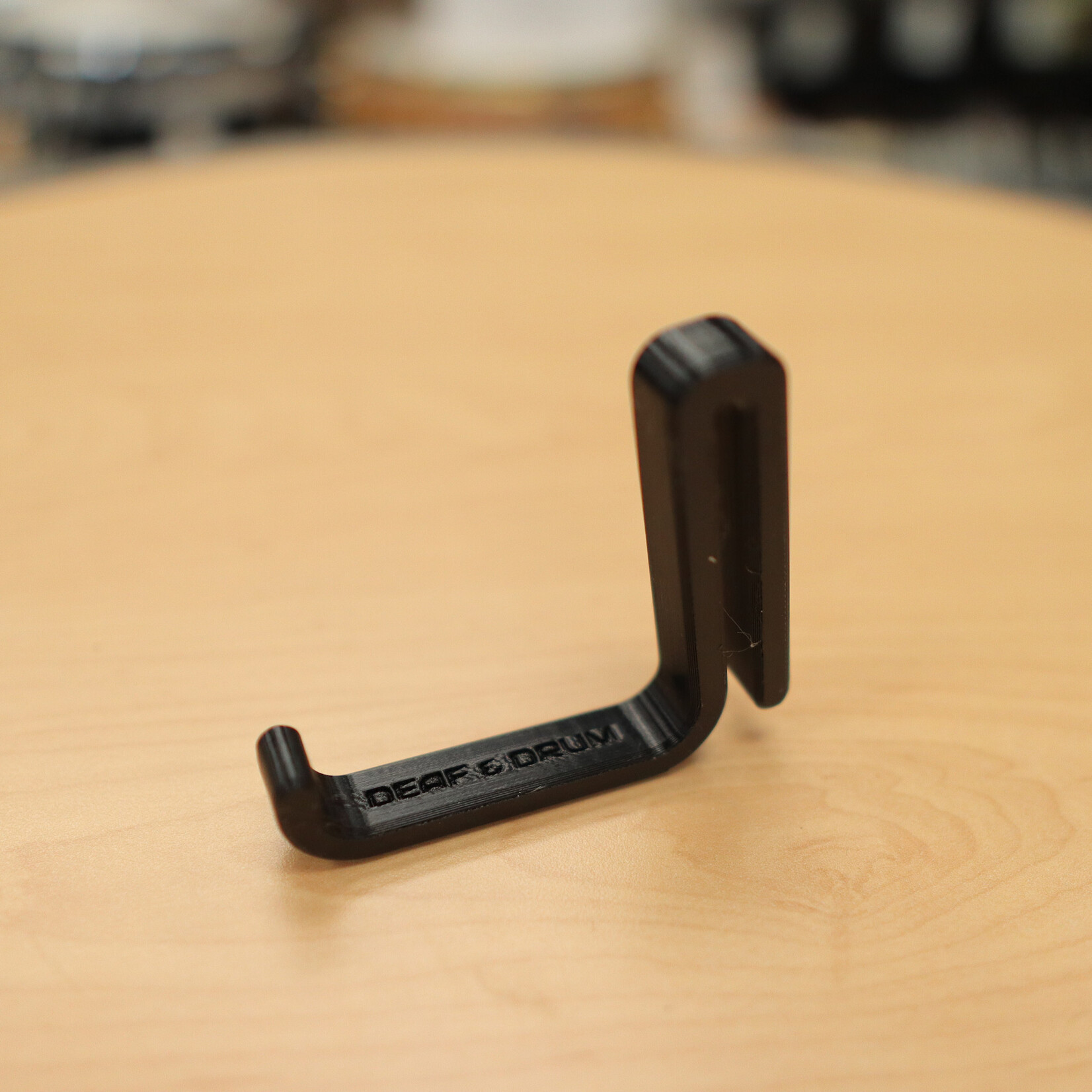 Deaf & Drum Deaf & Drum Hook Buddy (Black) - Headphone/Tambourine/Hat Hook