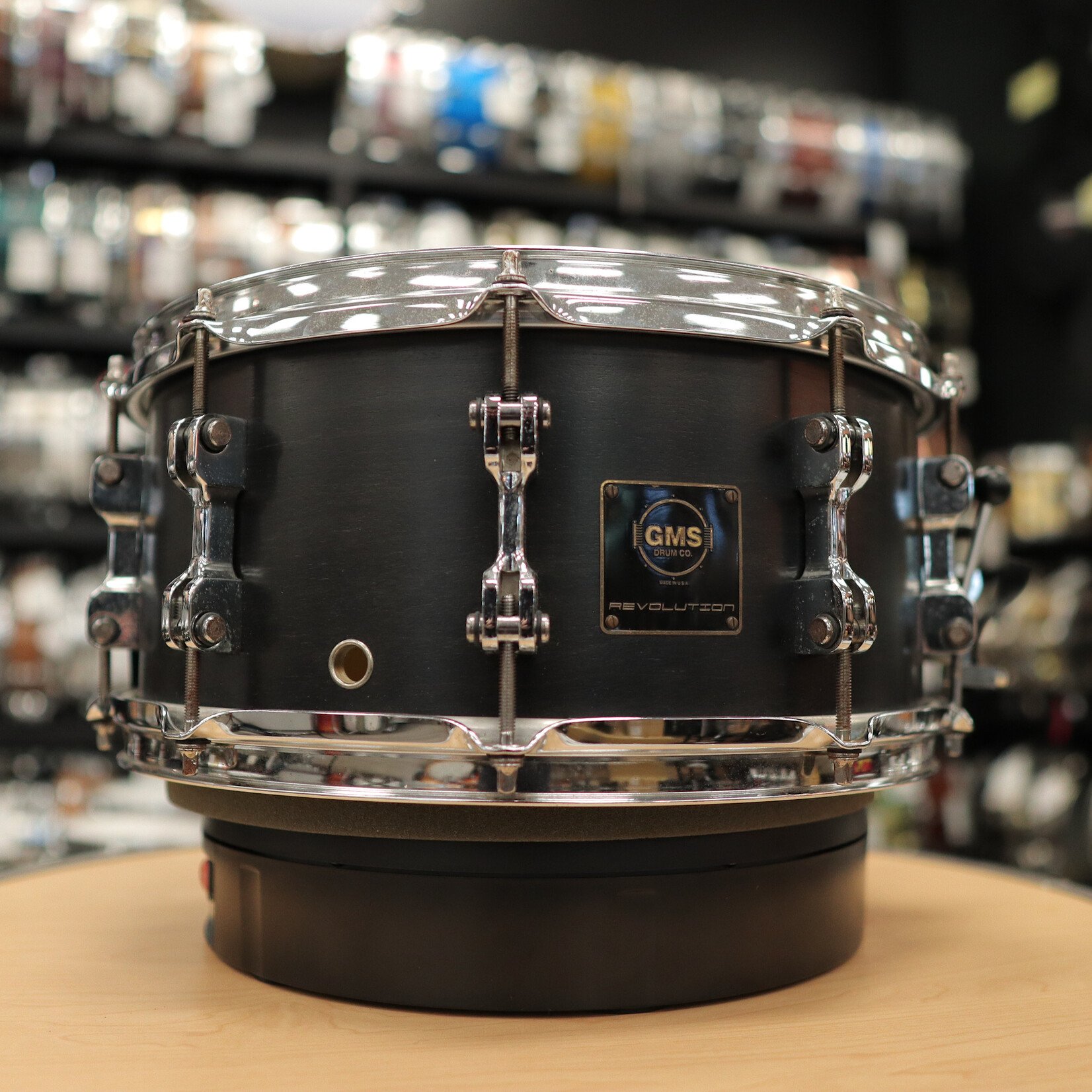 GMS Used GMS Revolution 6.5x14" Maple/Brass Snare Drum
