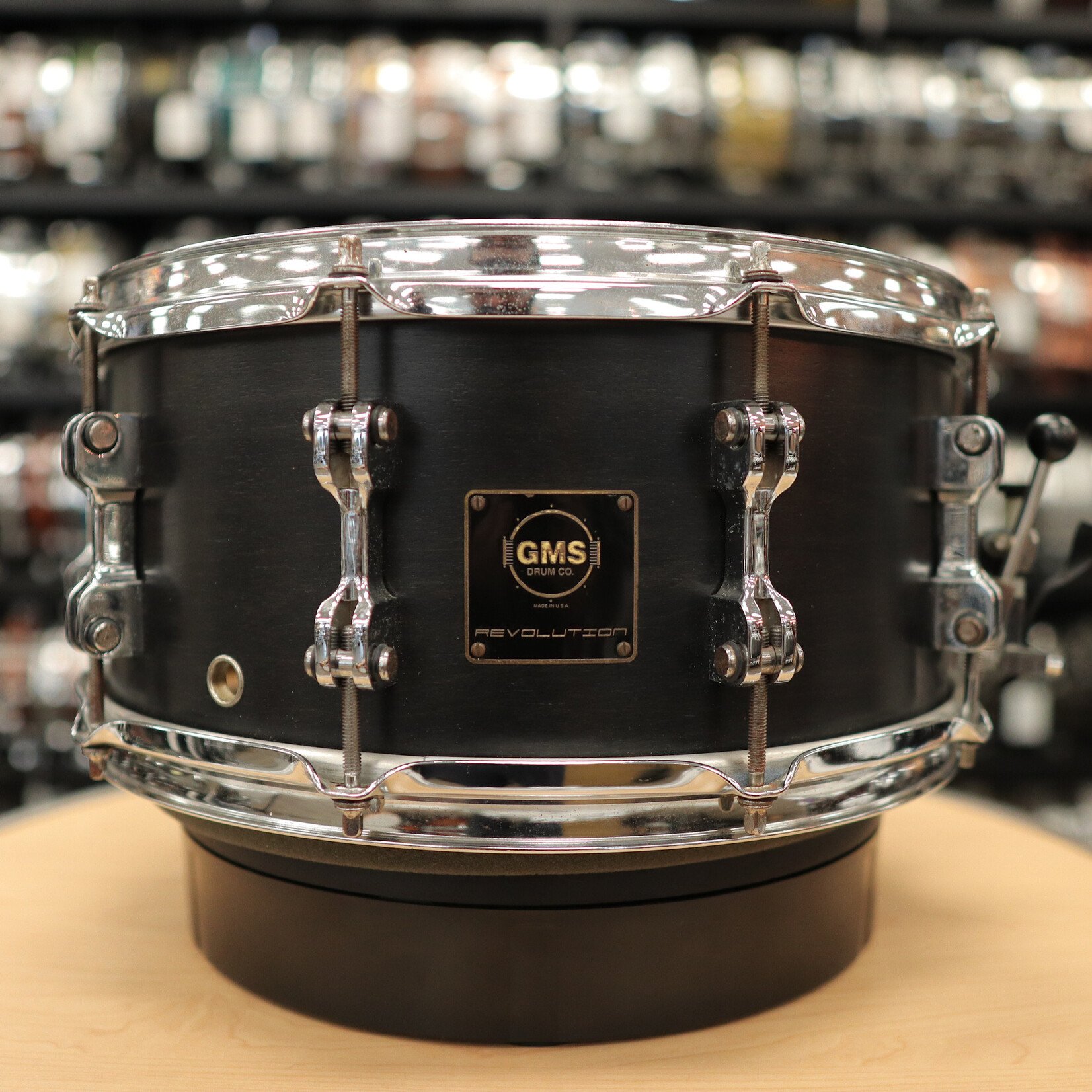 GMS Used GMS Revolution 6.5x14" Maple/Brass Snare Drum