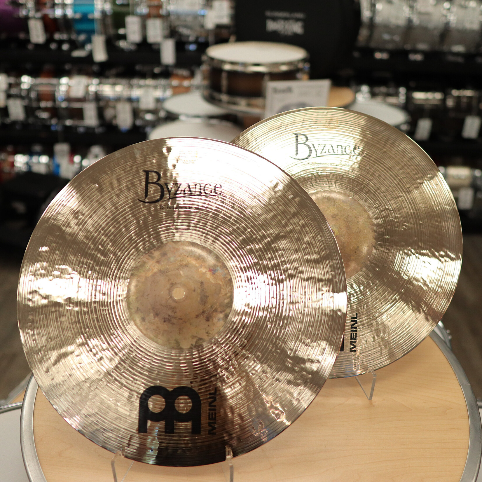 Meinl Meinl Byzance Brilliant 15" Polyphonic Hi-Hats
