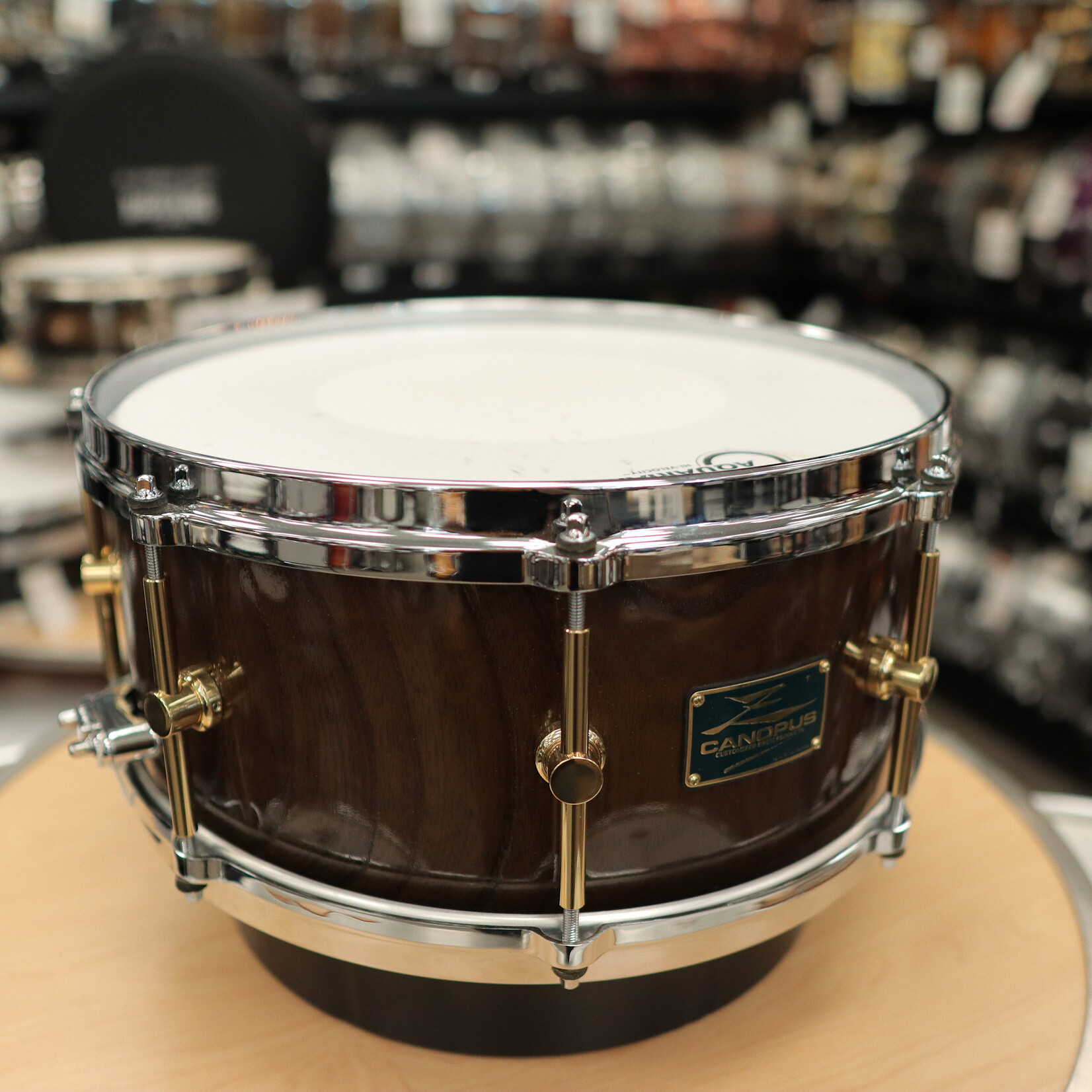 Canopus Pre-Owned Canopus 6.5x14" Zelkova Snare Drum HS-1465