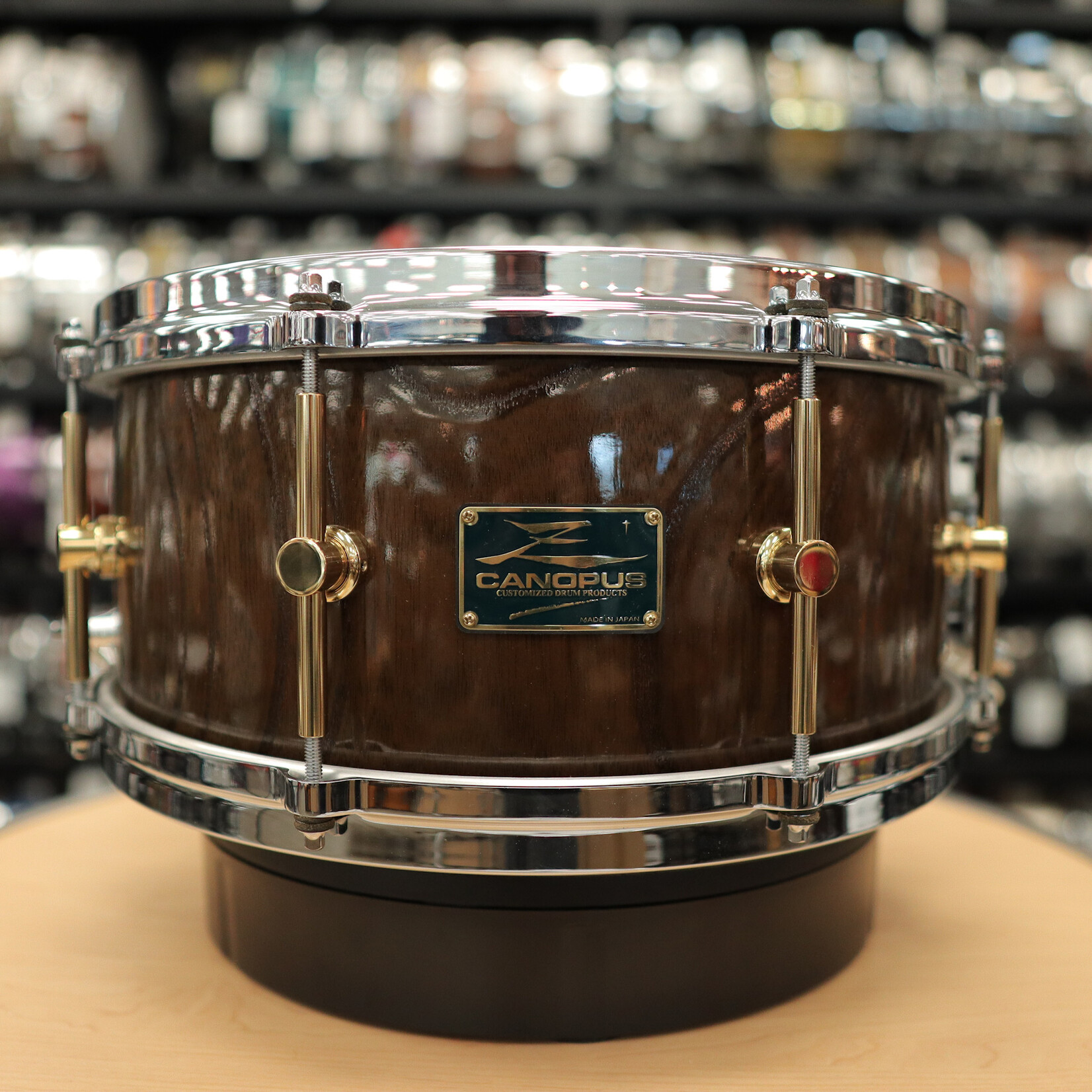 Canopus Pre-Owned Canopus 6.5x14" Zelkova Snare Drum HS-1465